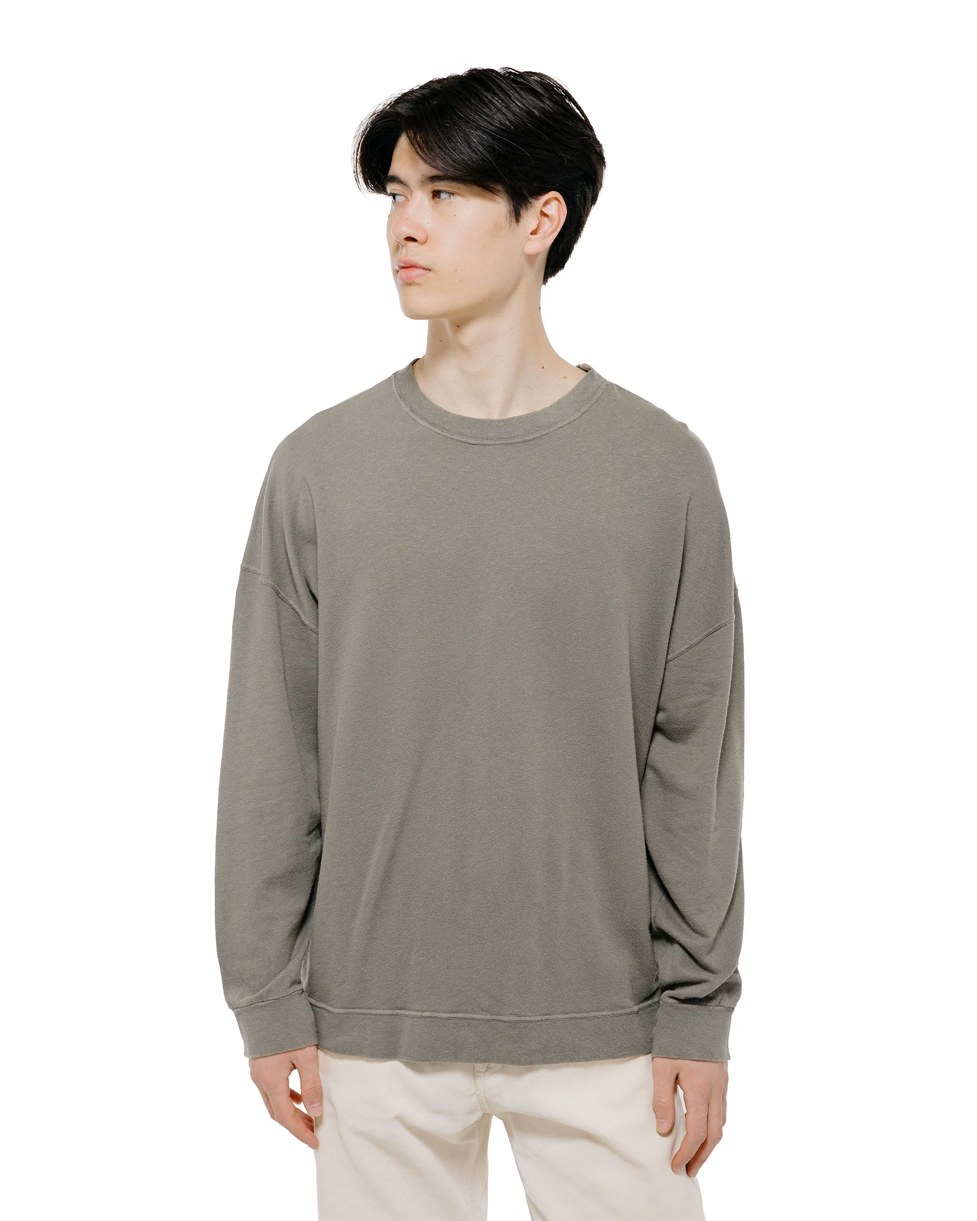 Our Legacy Slack Sweatshirt Worn Olive Rogue Loopback - Image 2