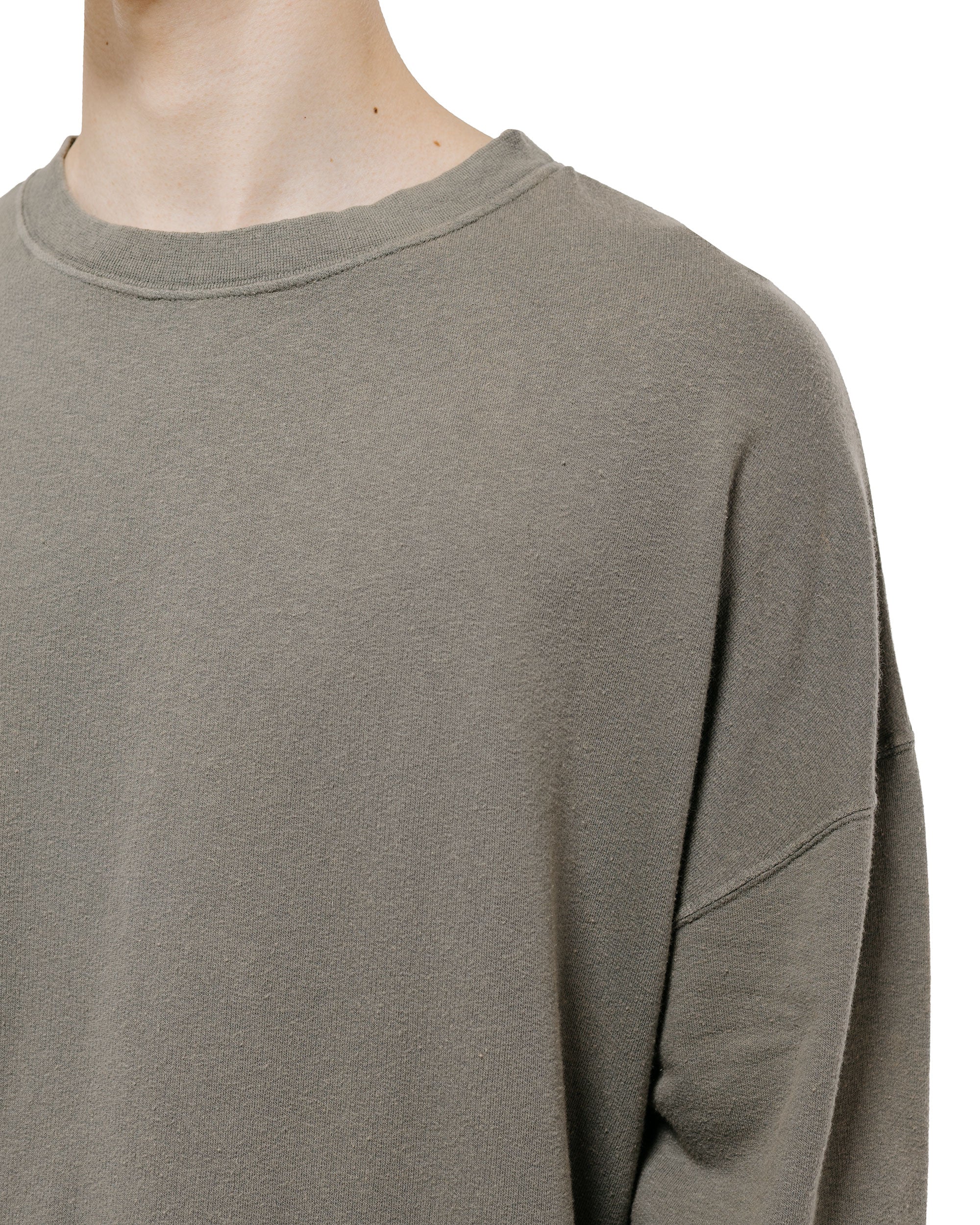 Our Legacy Slack Sweatshirt Worn Olive Rogue Loopback - Image 3