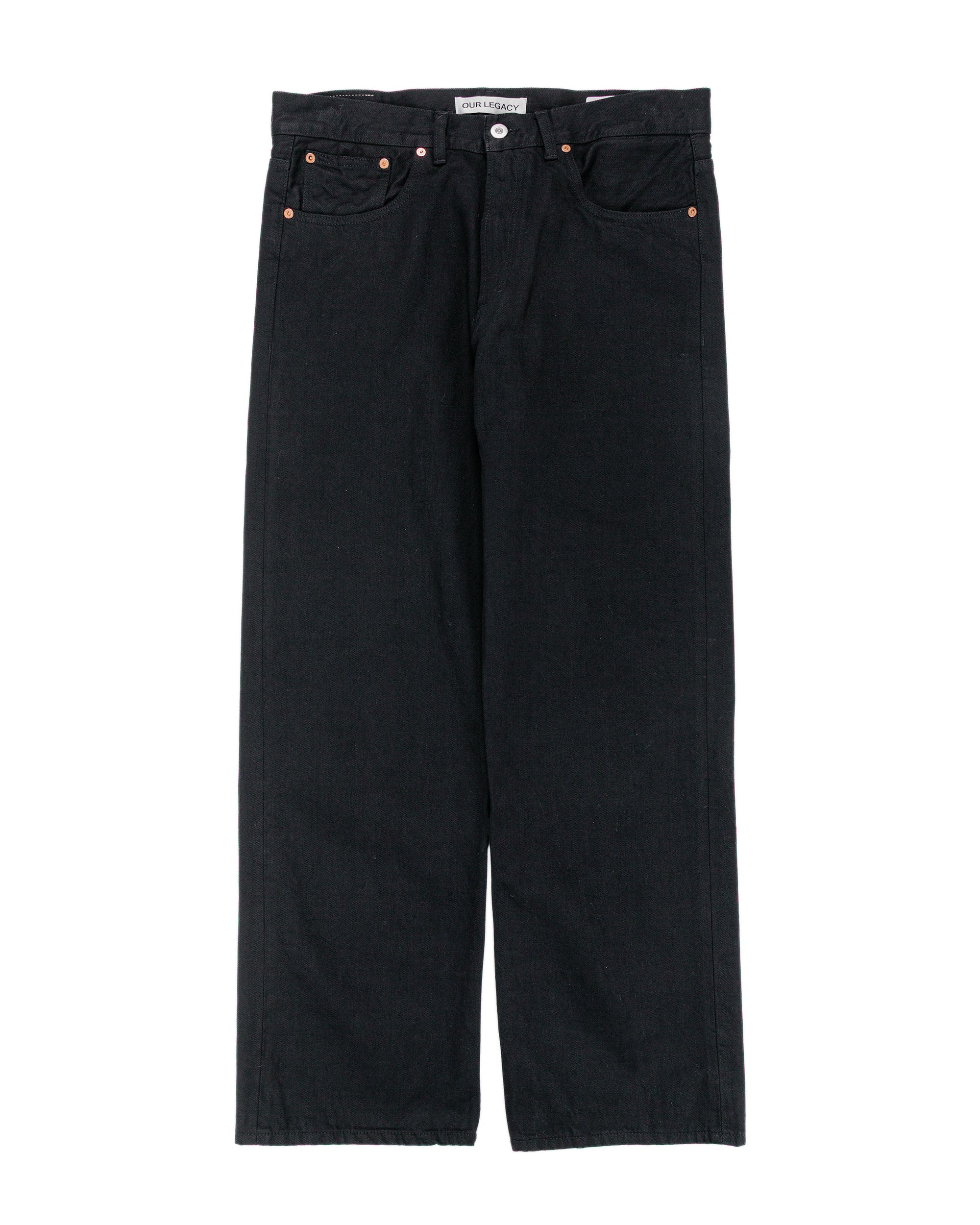 Our Legacy Third Cut Black Selvedge