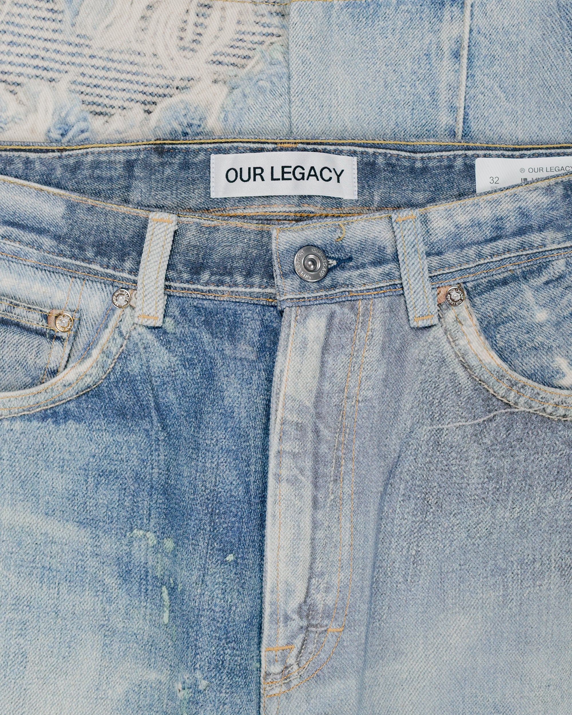 Our Legacy Third Cut Digital Denim Print - Image 5