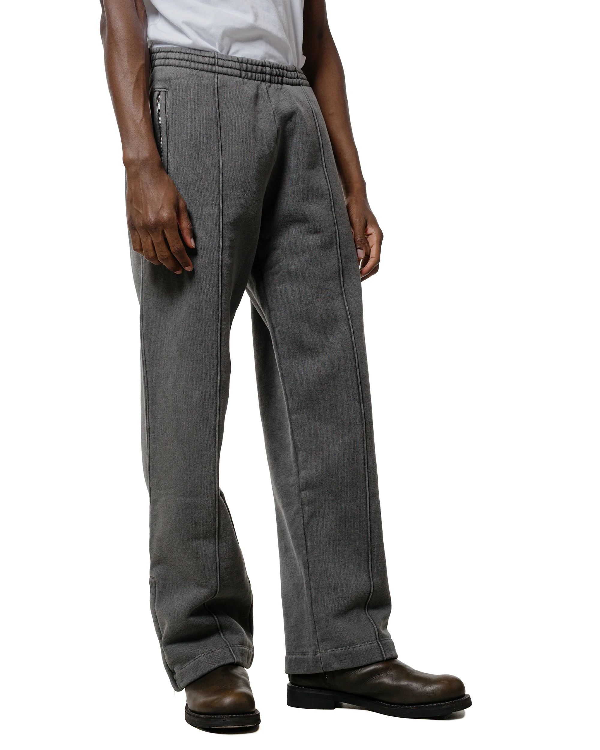 Our Legacy Track Pants Worn Black Hefty Fleece - Image 2