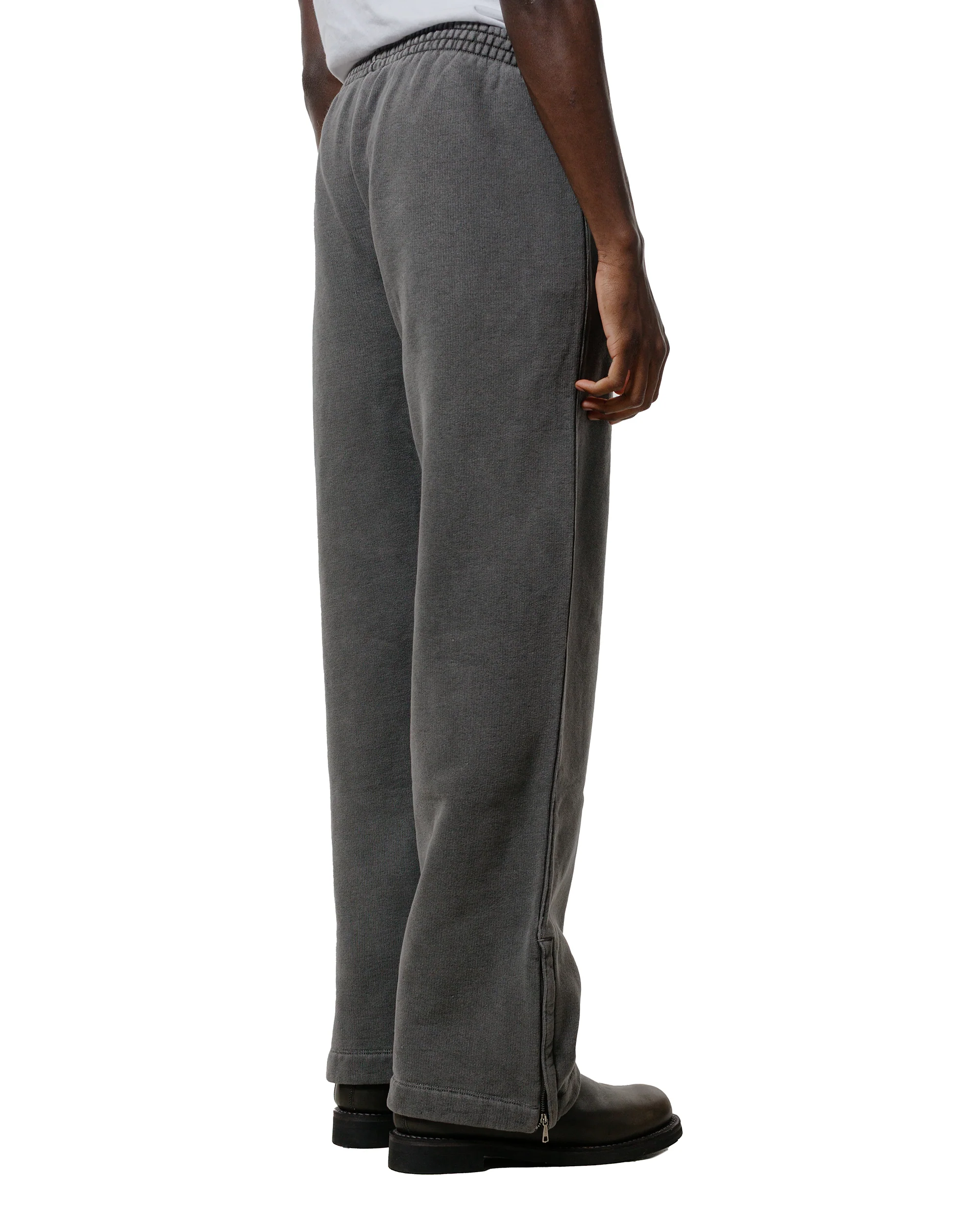 Our Legacy Track Pants Worn Black Hefty Fleece - Image 3