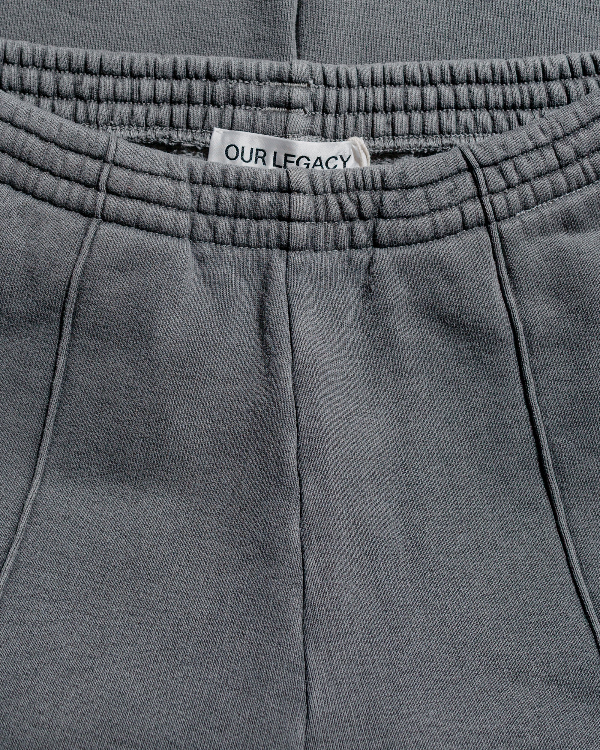 Our Legacy Track Pants Worn Black Hefty Fleece - Image 5