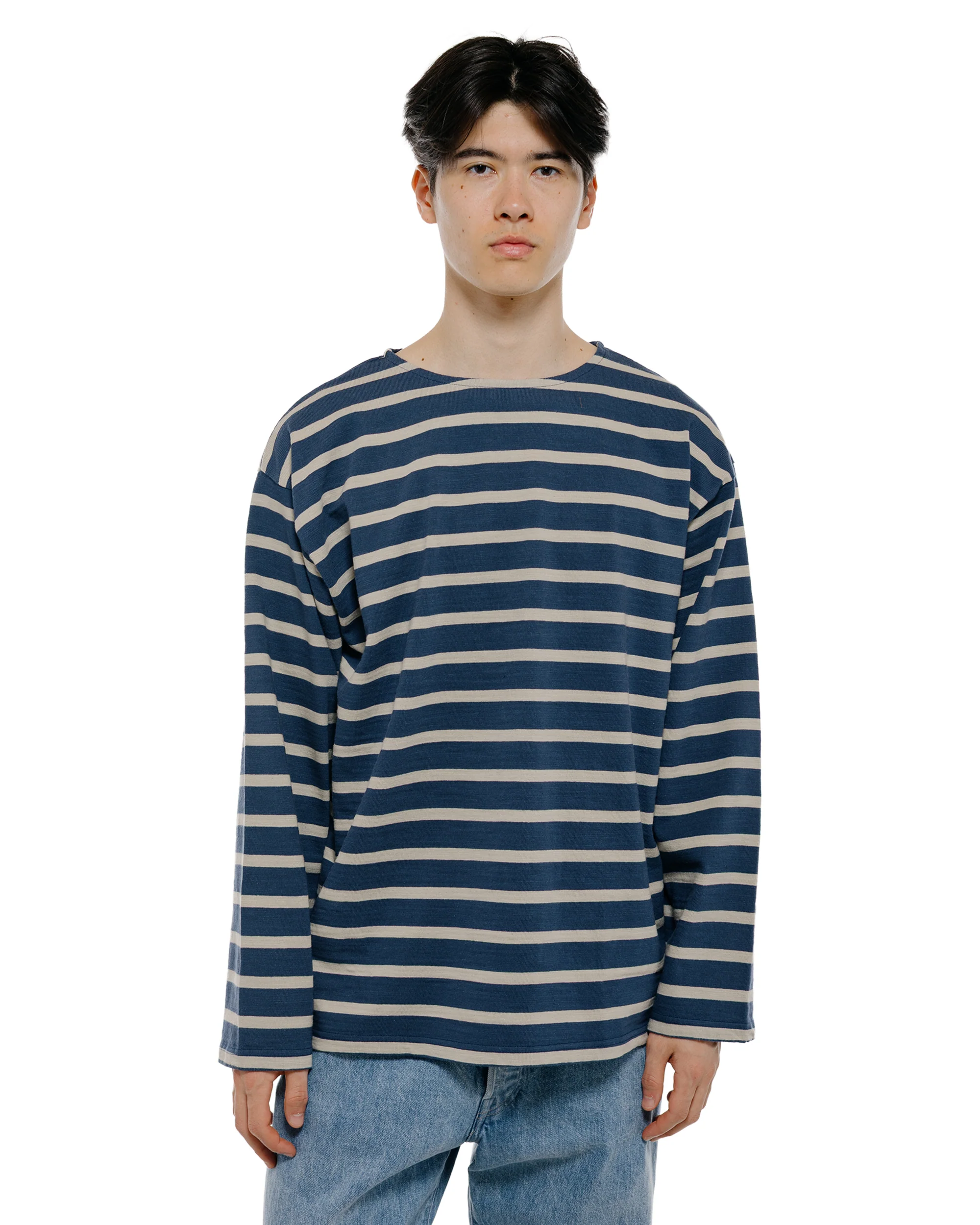 Phigvel Basque Shirts Sepia Blue/S. Beige - Image 2