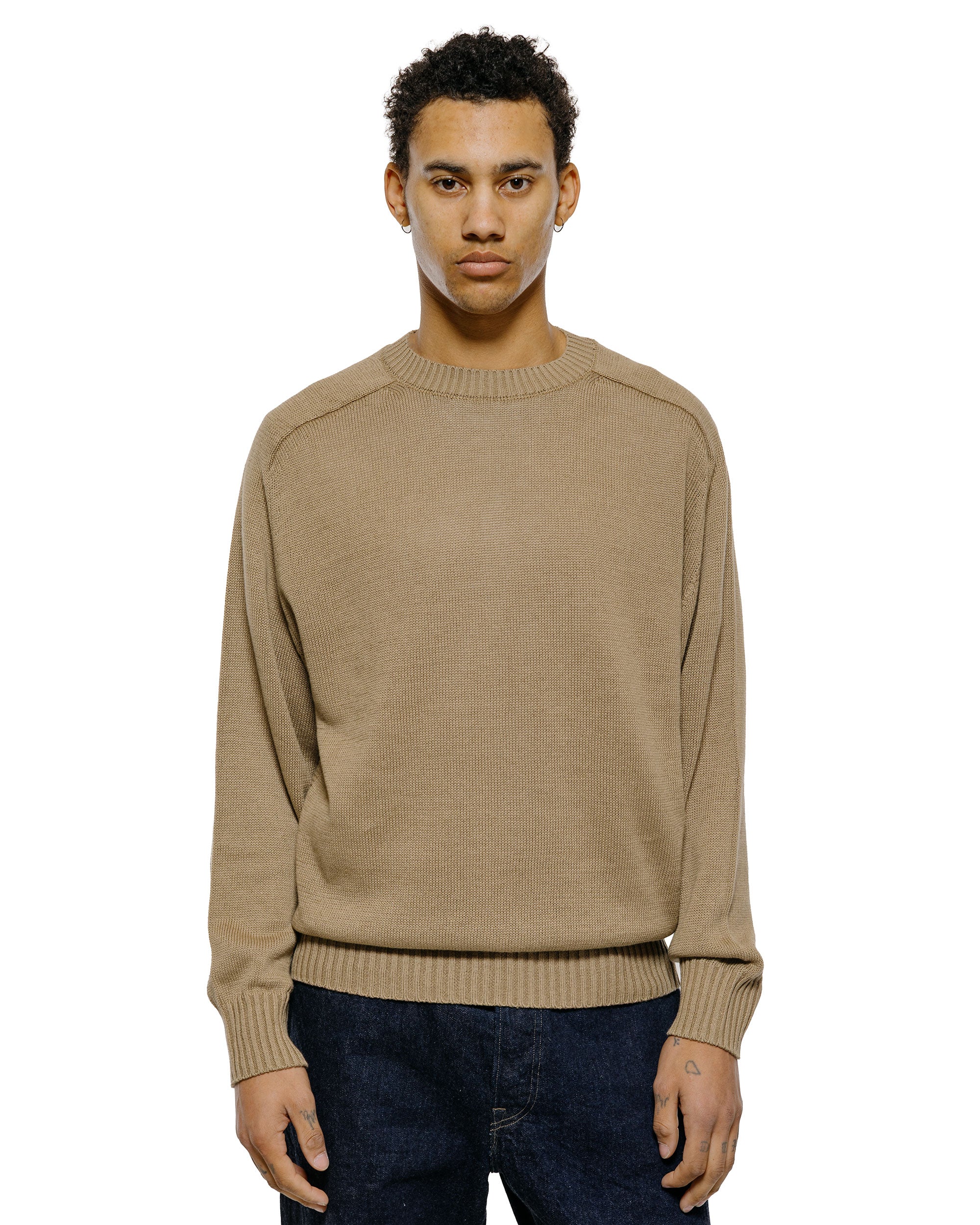 Phigvel C/L Crewneck Knit Sand Beige - Image 2