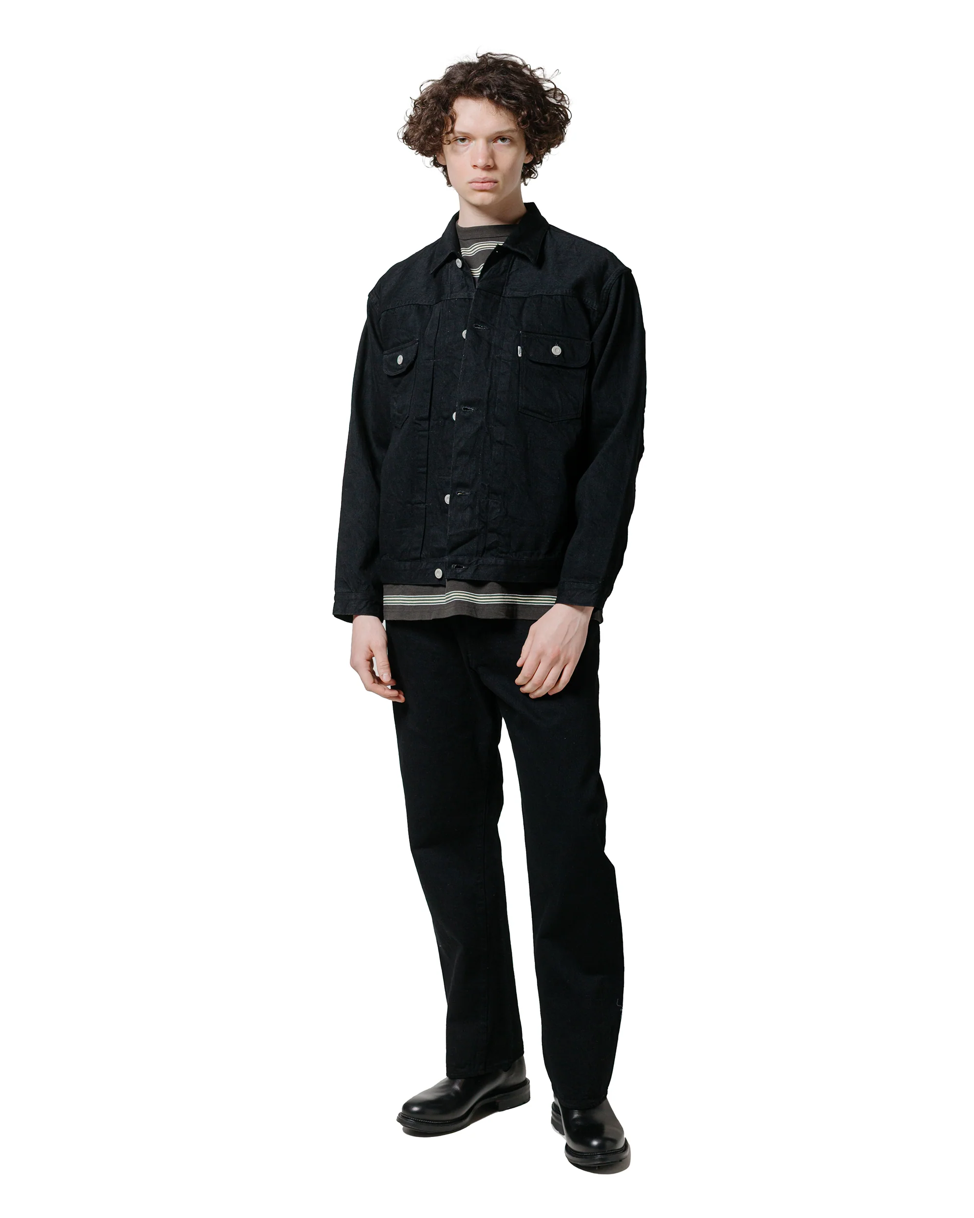 Phigvel Classic Jean Jacket Black - Image 4