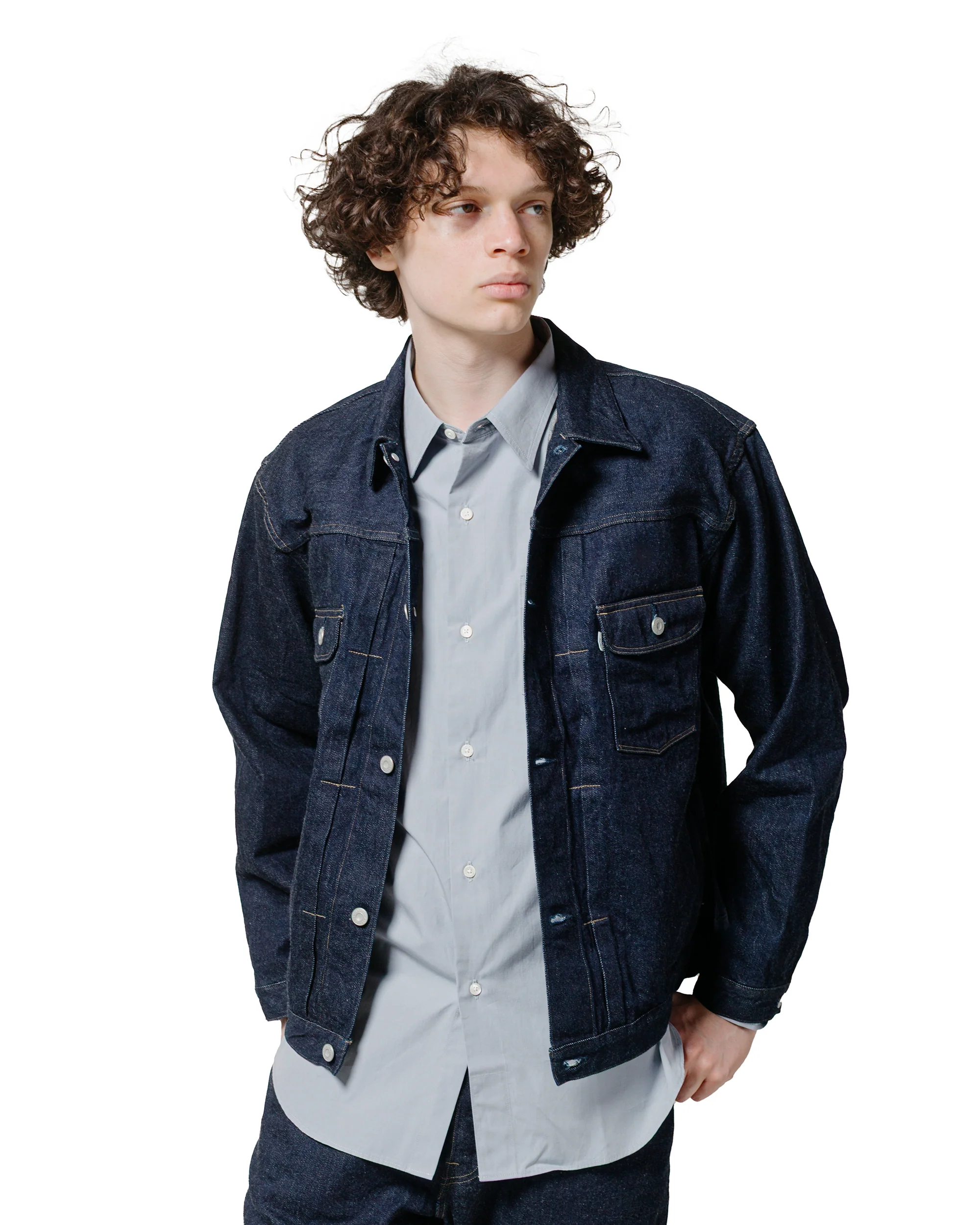 Phigvel Classic Jean Jacket Indigo - Image 2