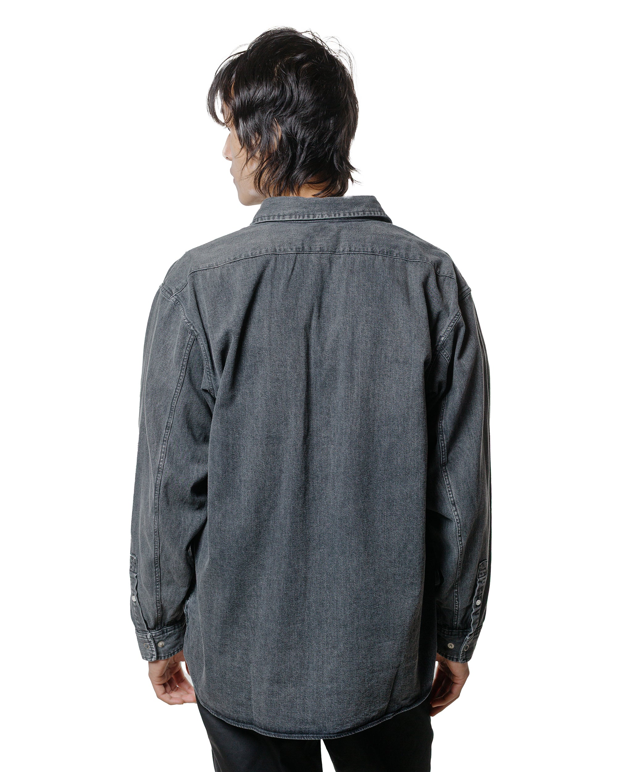 Phigvel Denim Workaday Shirt Black (Fade) - Image 3