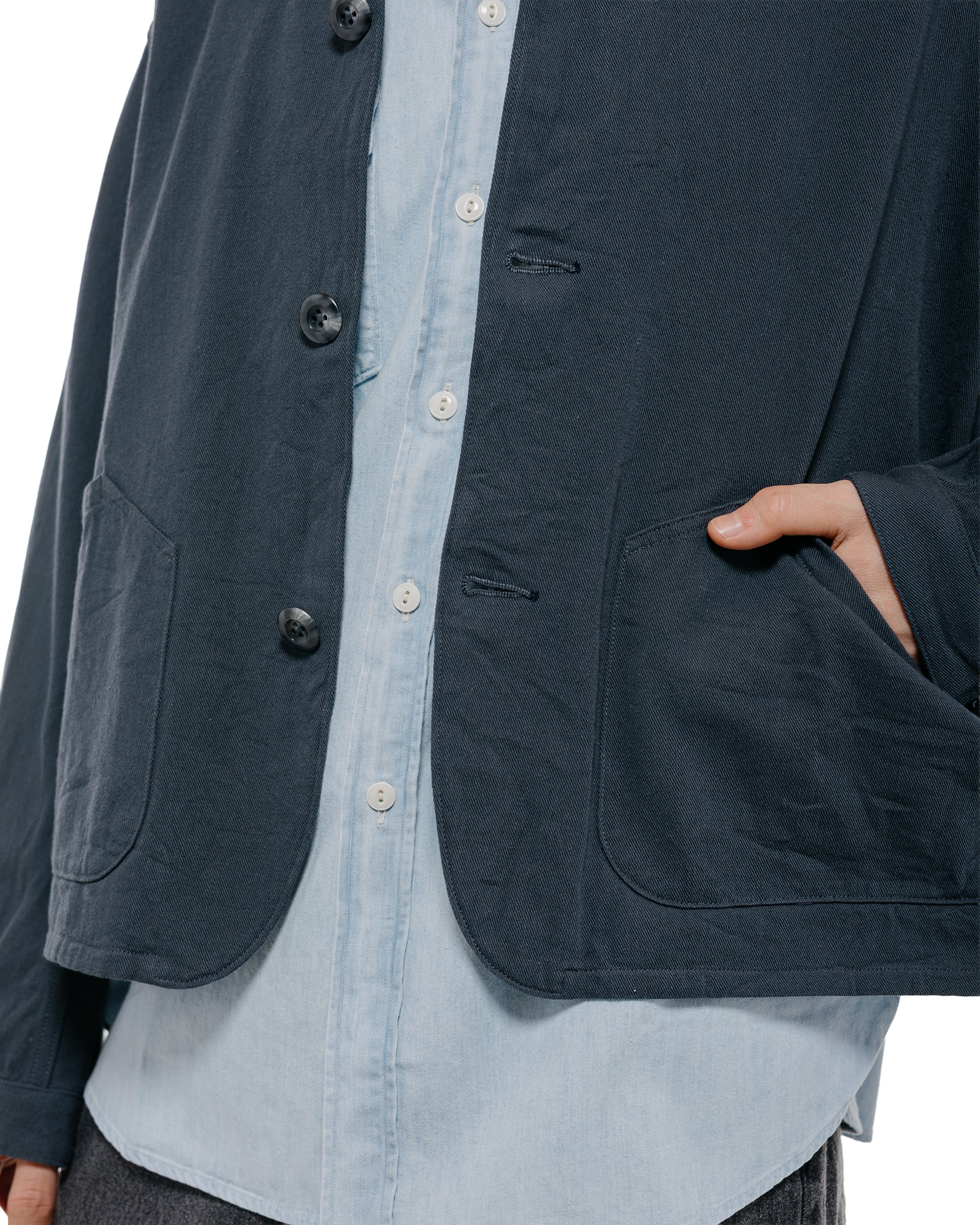 Phigvel Drill Cloth Field Jacket Dust Navy - Image 3
