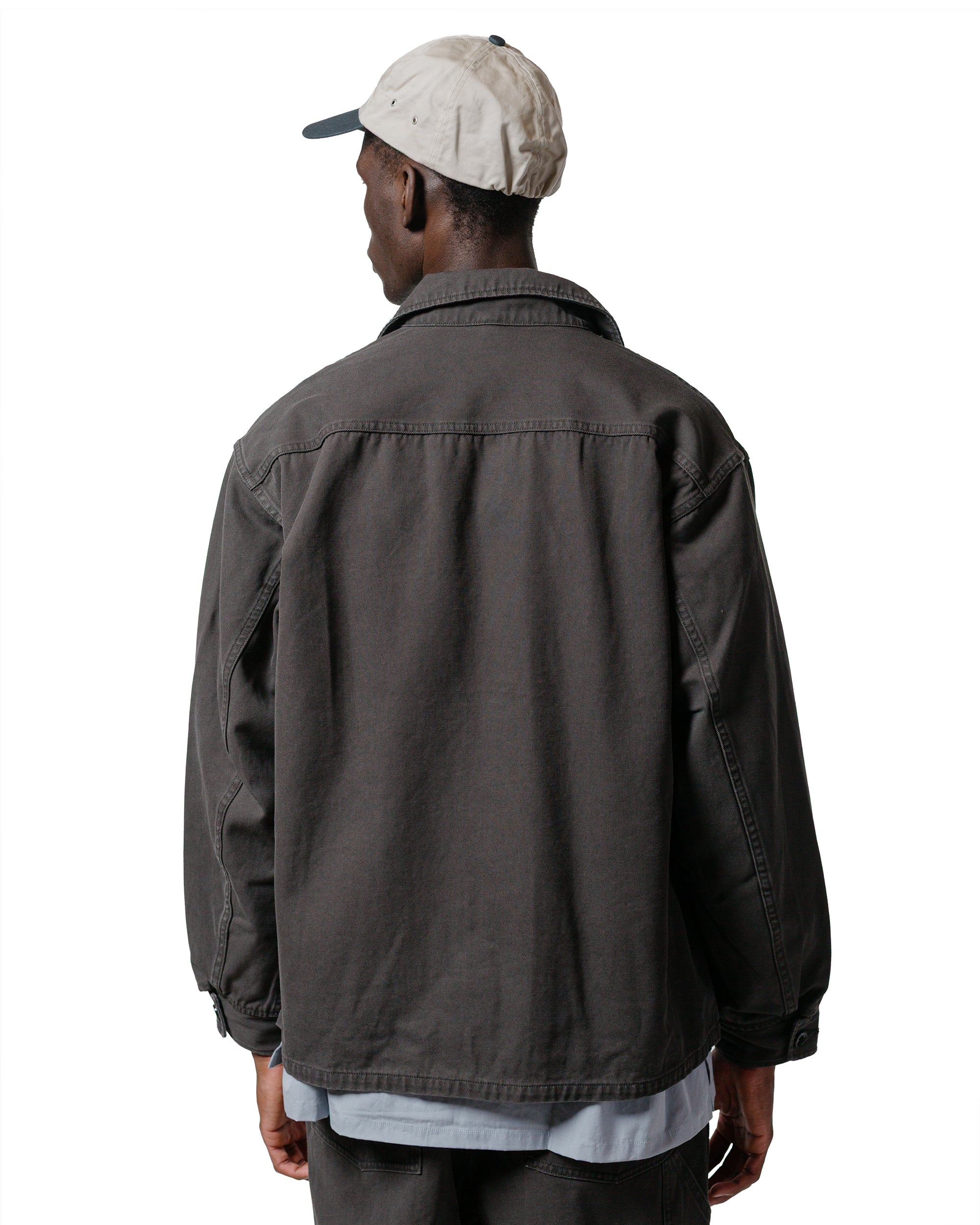 Phigvel Duck Cloth Workaday Jacket Charcoal - Image 3