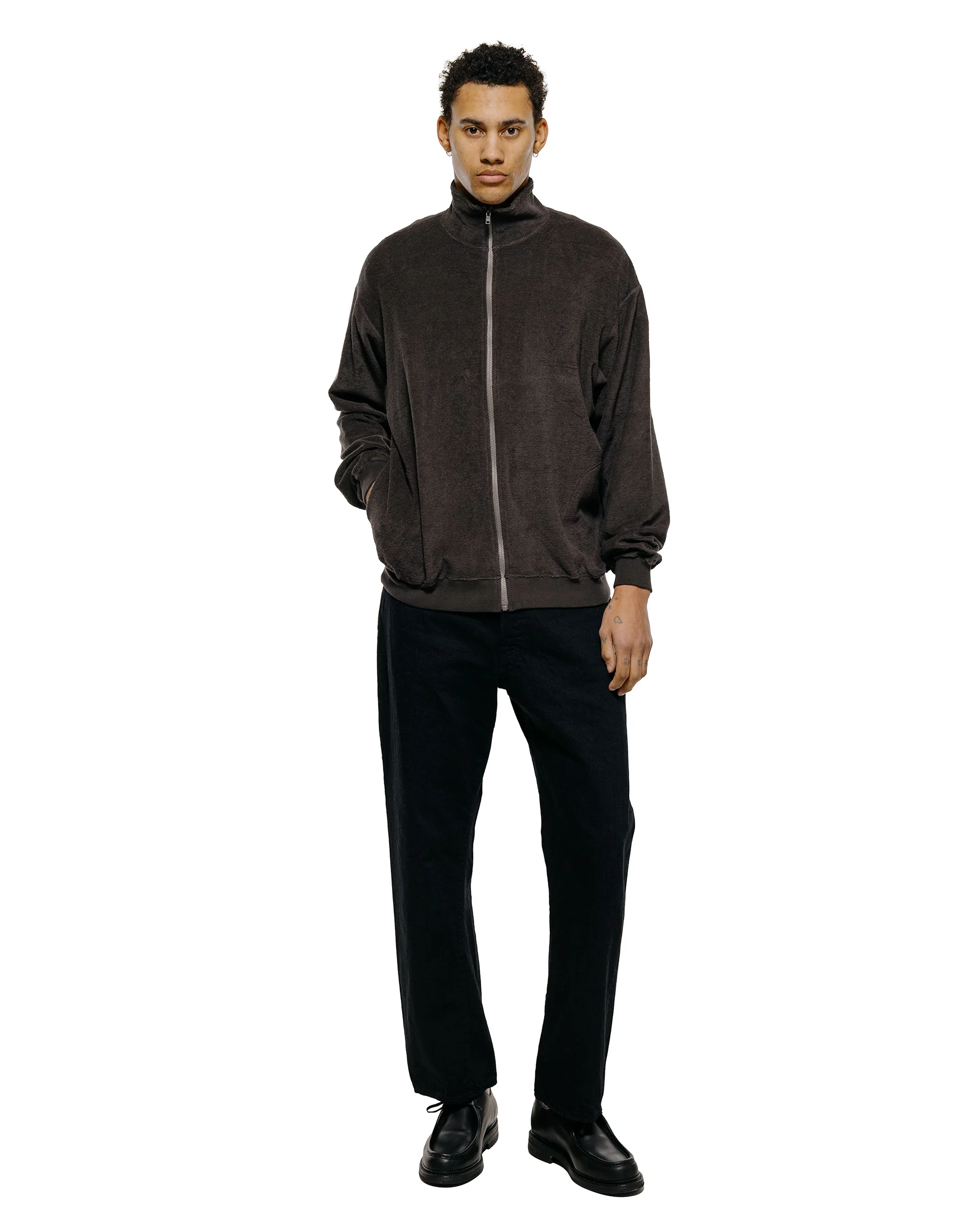 Phigvel Mountaineer Pile Jacket Charcoal - Image 4