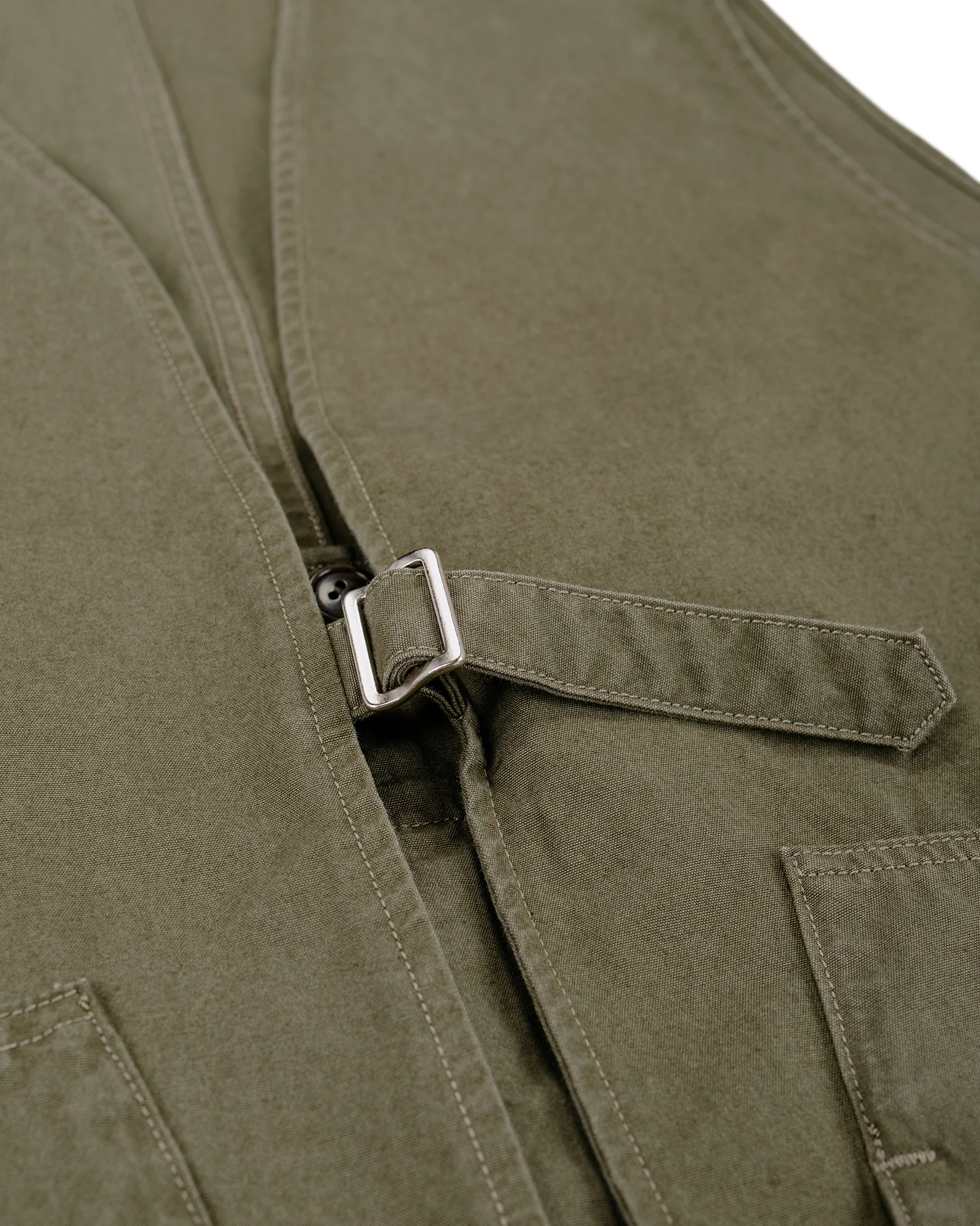 Phigvel Poplin Cloth Hunting Vest Faded Olive - Image 6