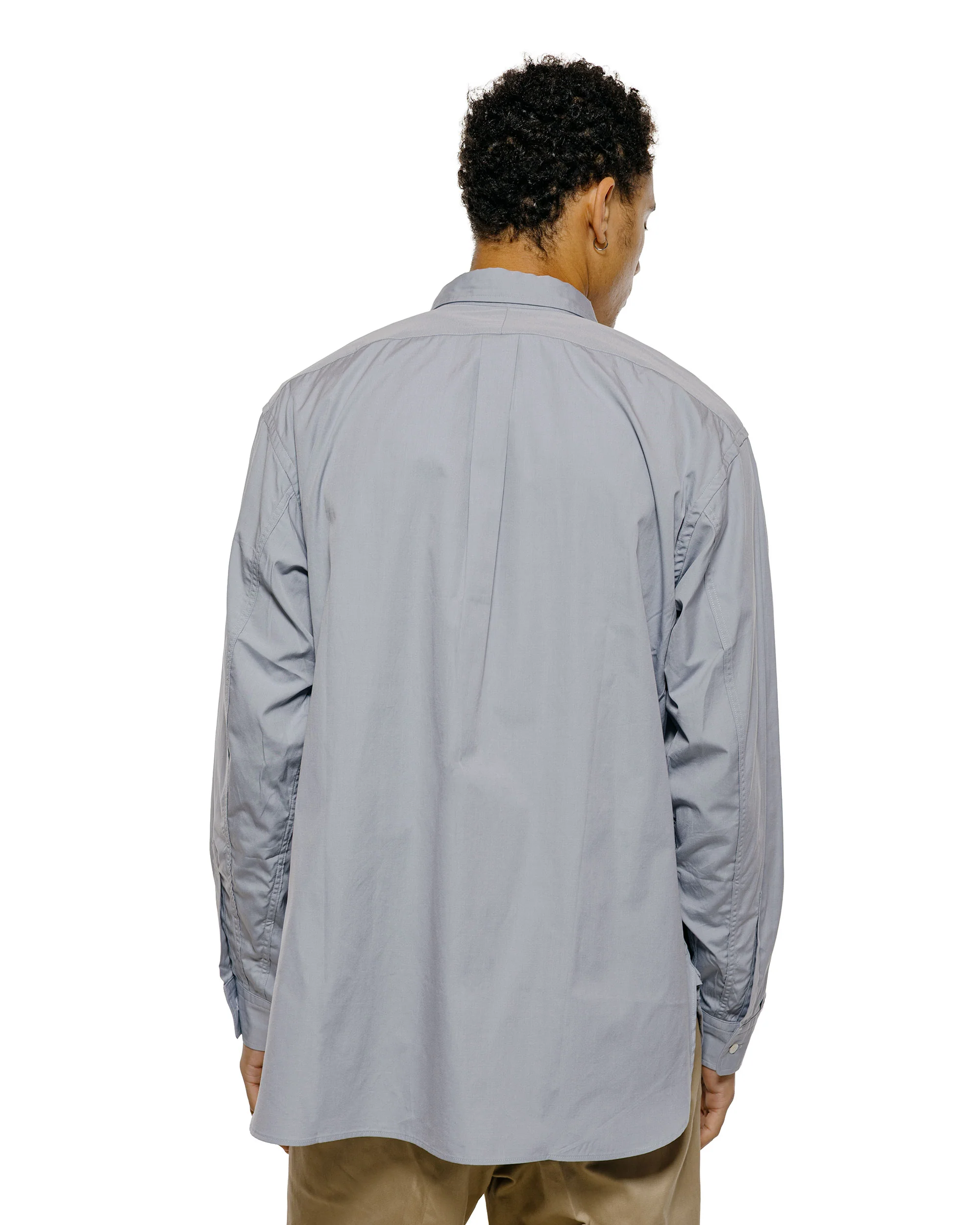 Phigvel Regular Collar Dress Shirt Old Sax - Image 3