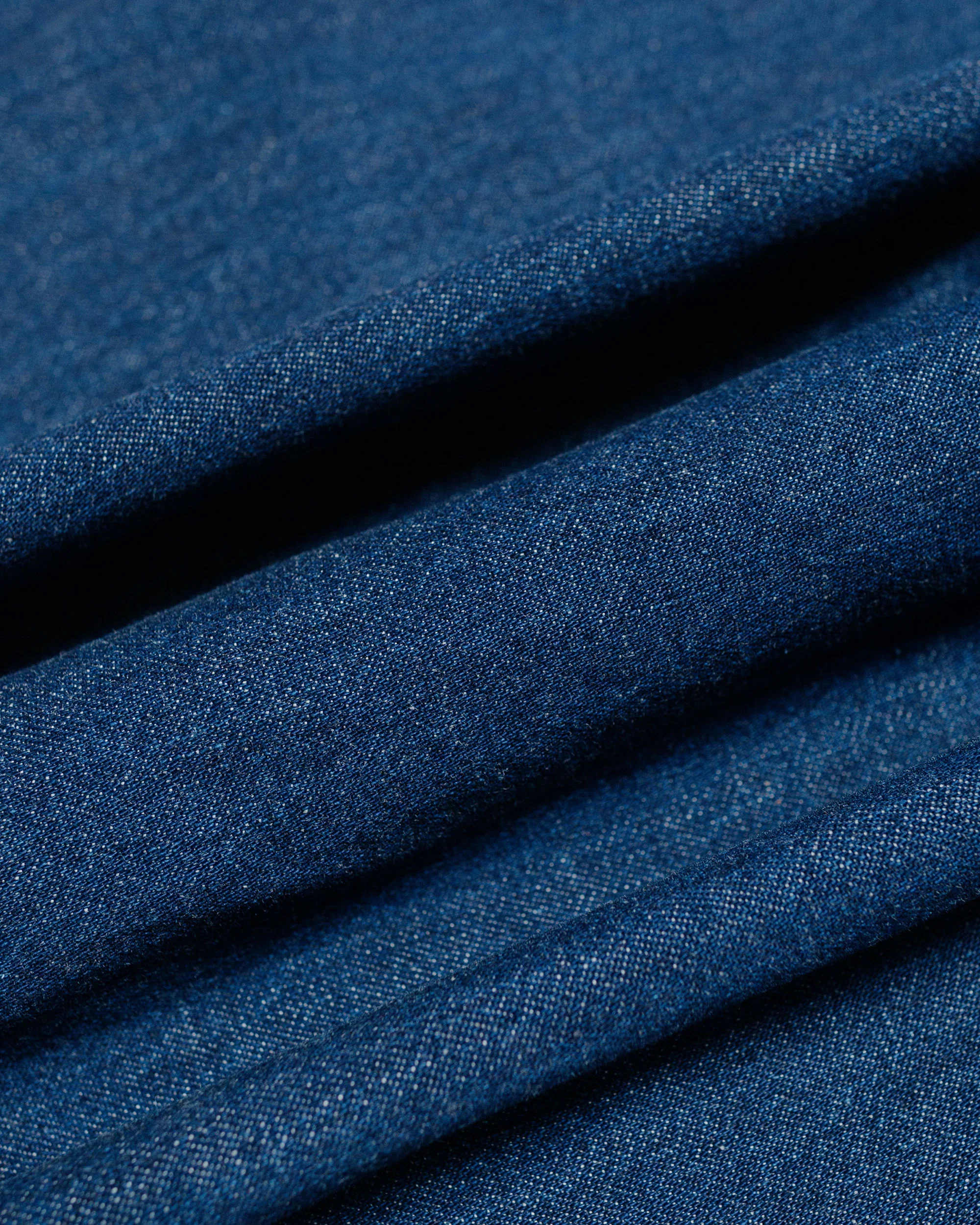 Post O'Alls ARMY Pants Blue Denim w/OD Yellow Stitch Indigo - Image 6