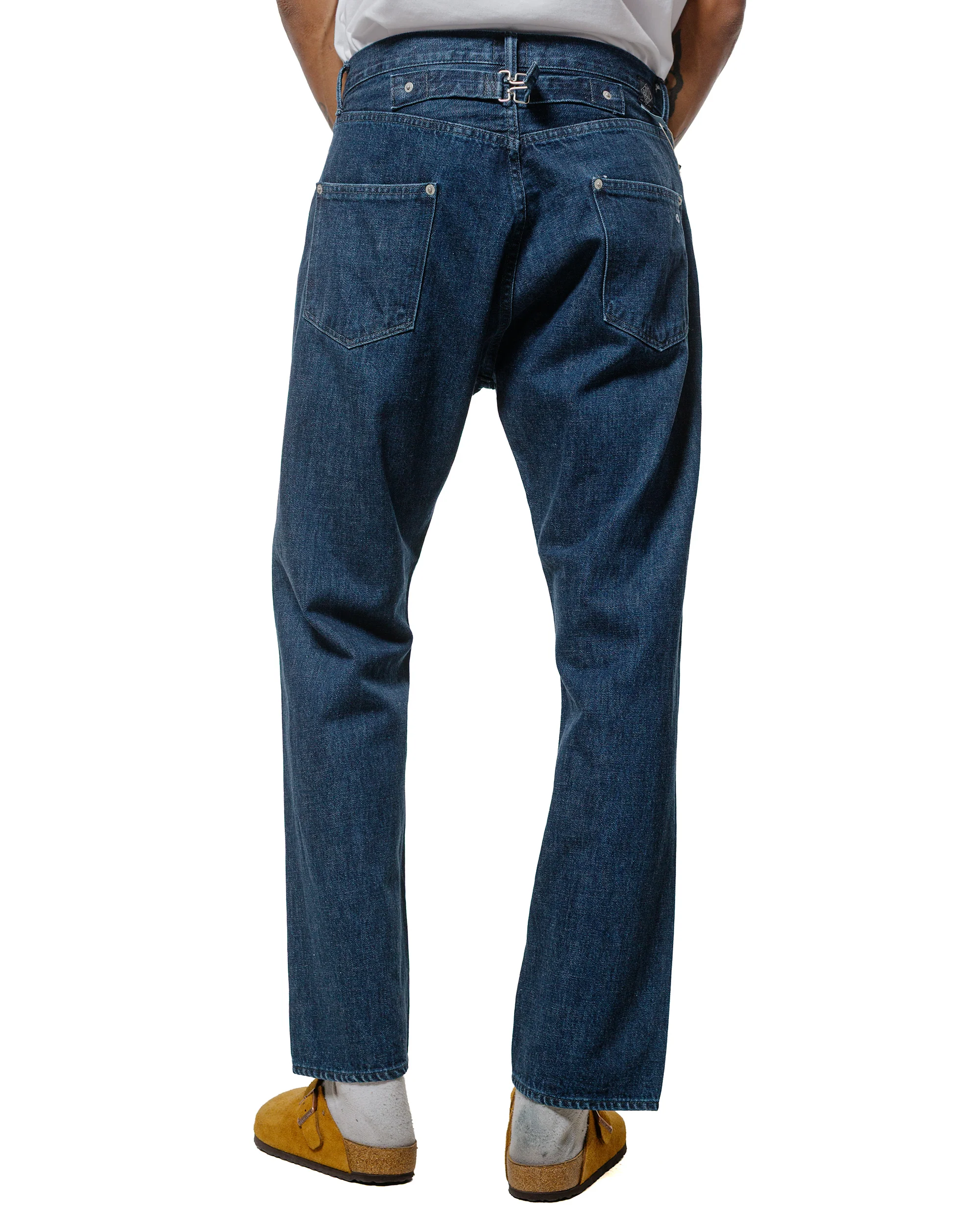 Post O'Alls No.10 Five Pocket 12.oz Denim Indigo Deep Wash - Image 3