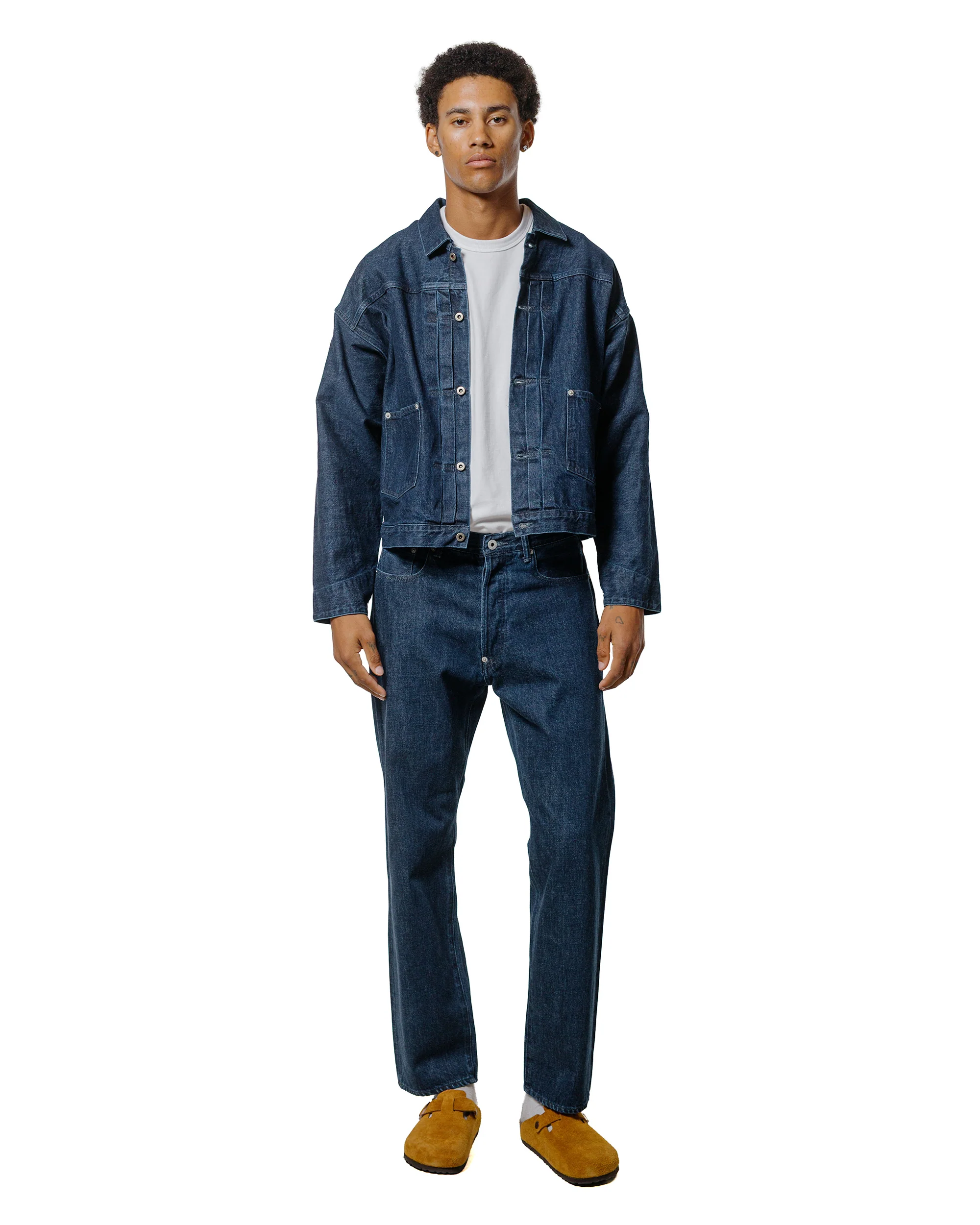 Post O'Alls No.10 Five Pocket 12.oz Denim Indigo Deep Wash - Image 4