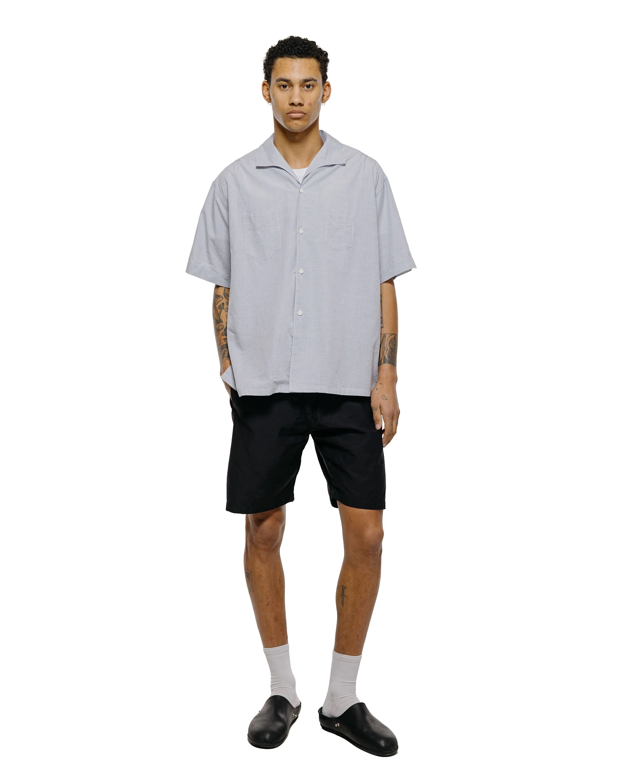 Post O'Alls POST Coach Shorts Streaky Twill Black - Image 4