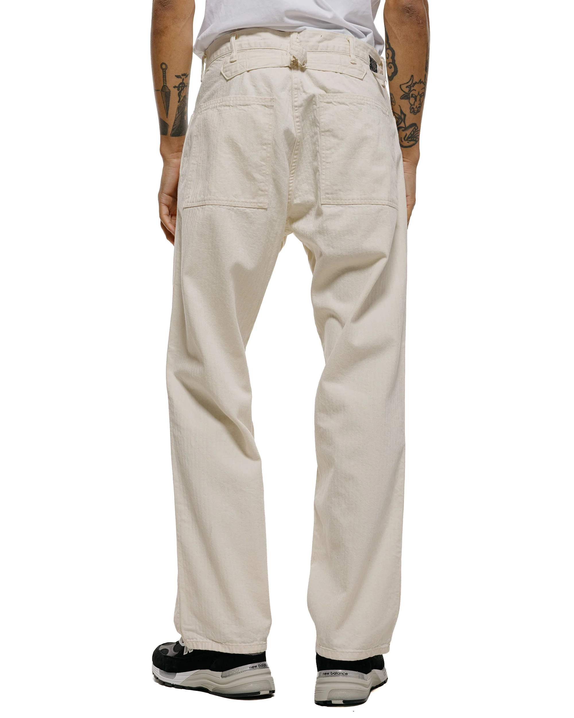 Post O'Alls Sweetbear Bandtop Mini HBT Natural - Image 3