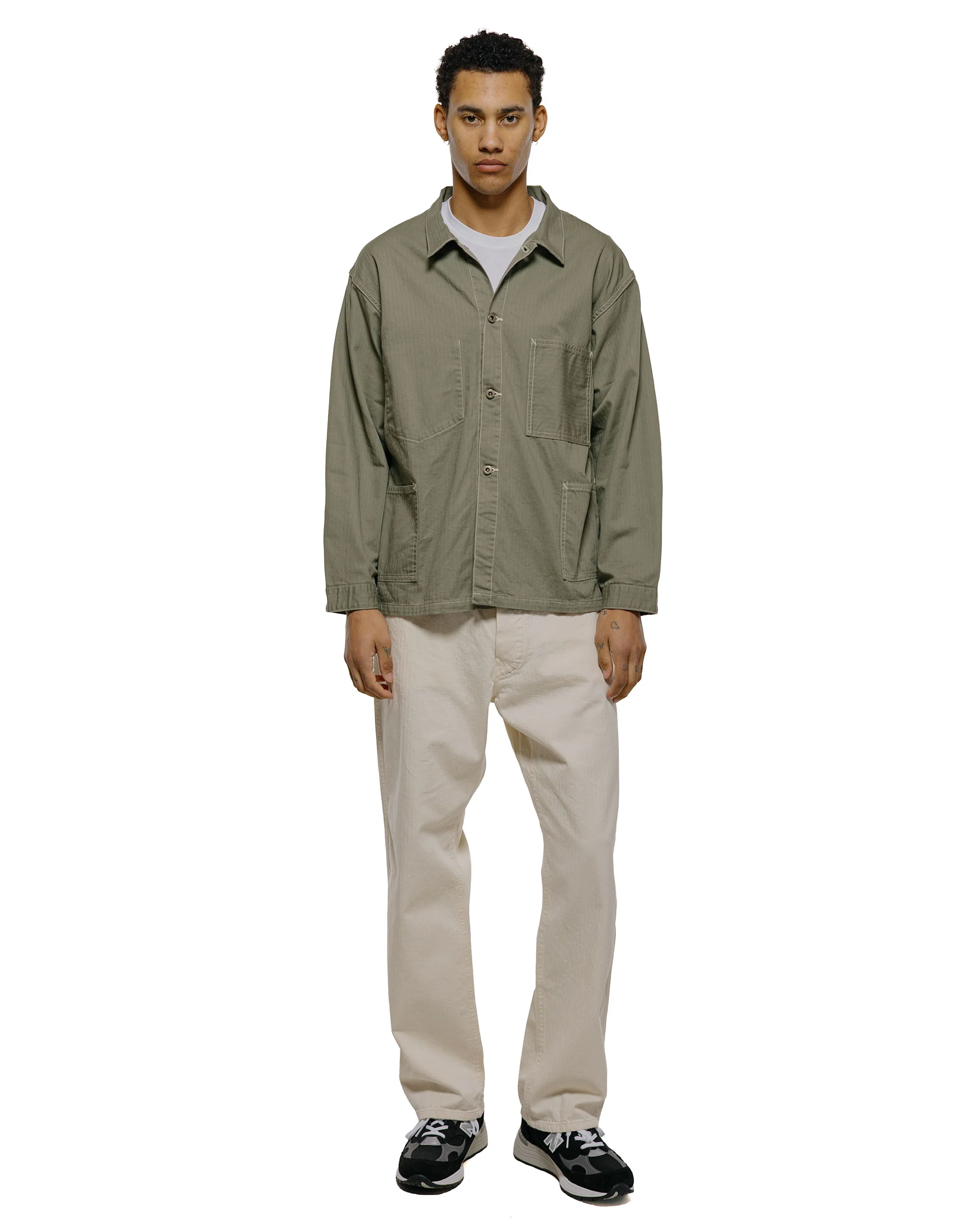 Post O'Alls Sweetbear Bandtop Mini HBT Natural - Image 4