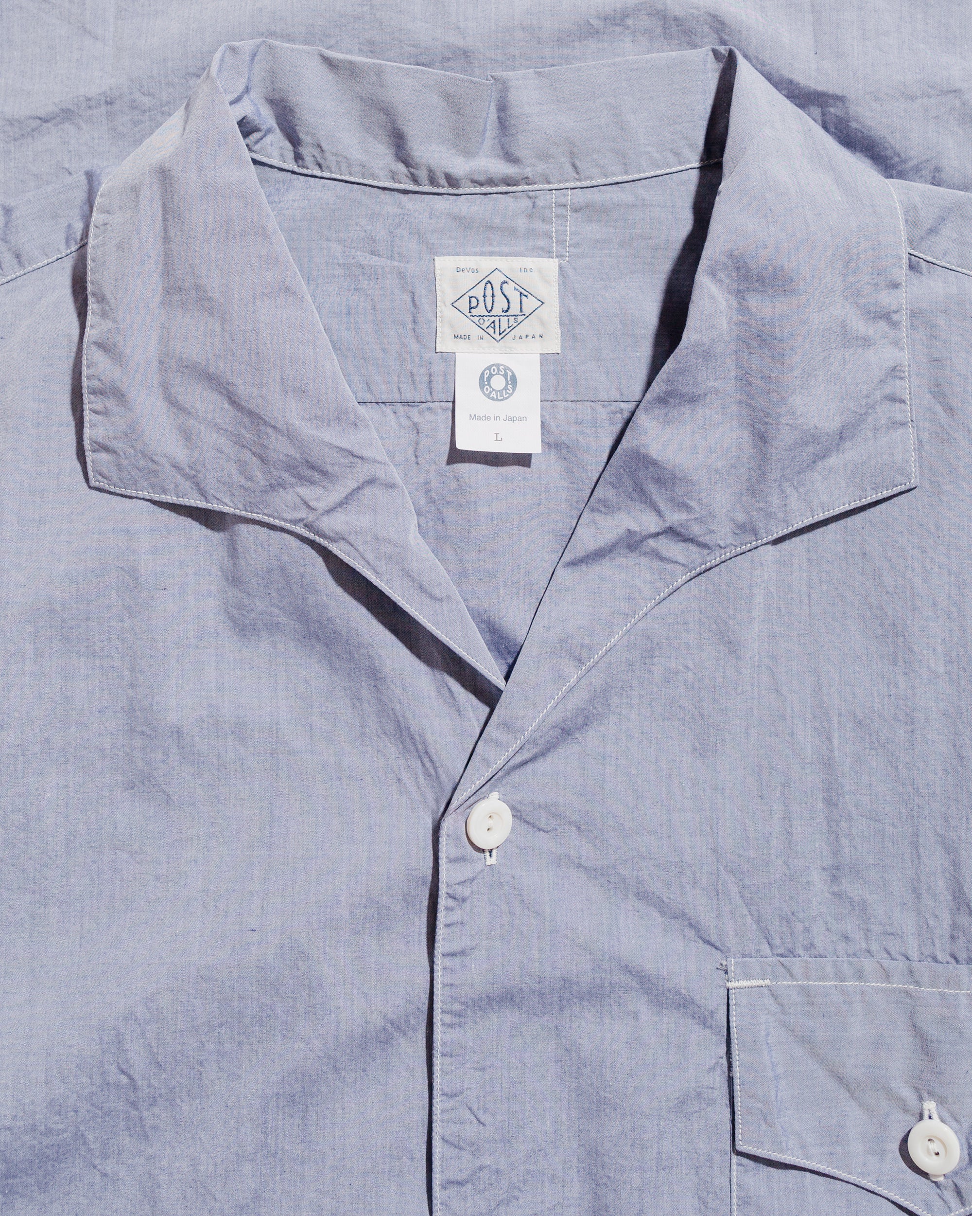Post O'Alls Town & Country 2 Feather Chambray Blue - Image 5