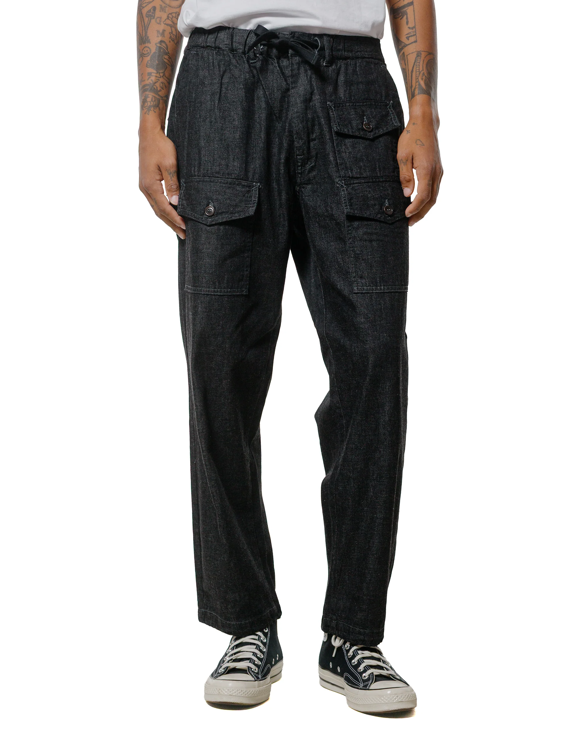 Post O'Alls Town & Country Pants 8.oz Denim Black - Image 2
