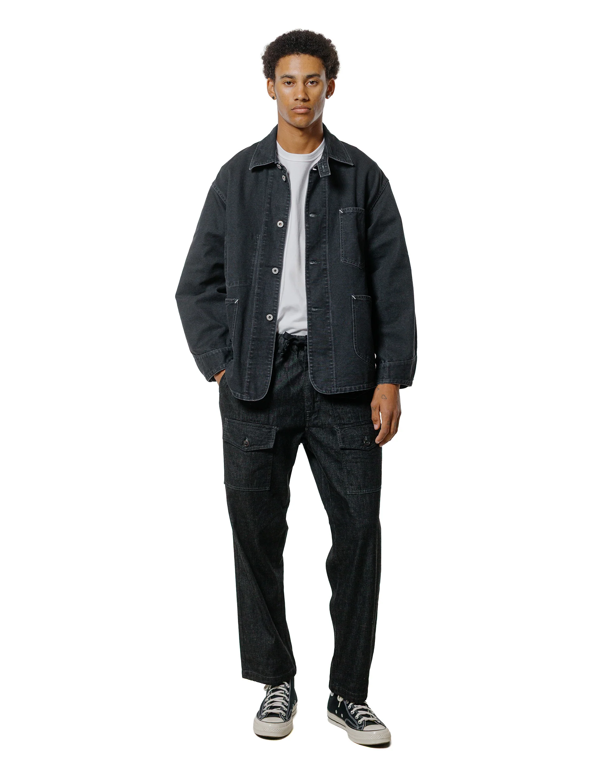 Post O'Alls Town & Country Pants 8.oz Denim Black - Image 4