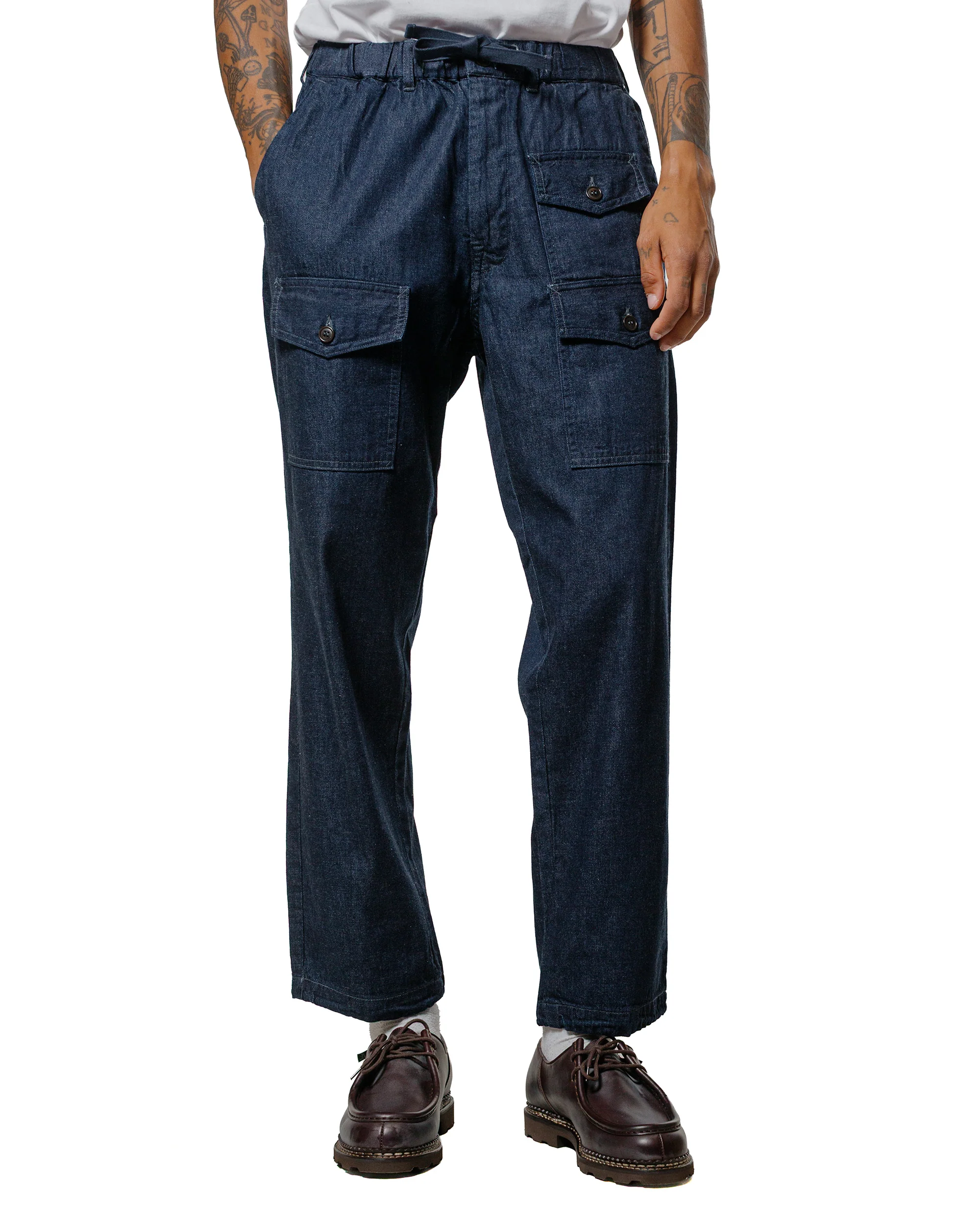 Post O'Alls Town & Country Pants 8.oz Denim Indigo - Image 2