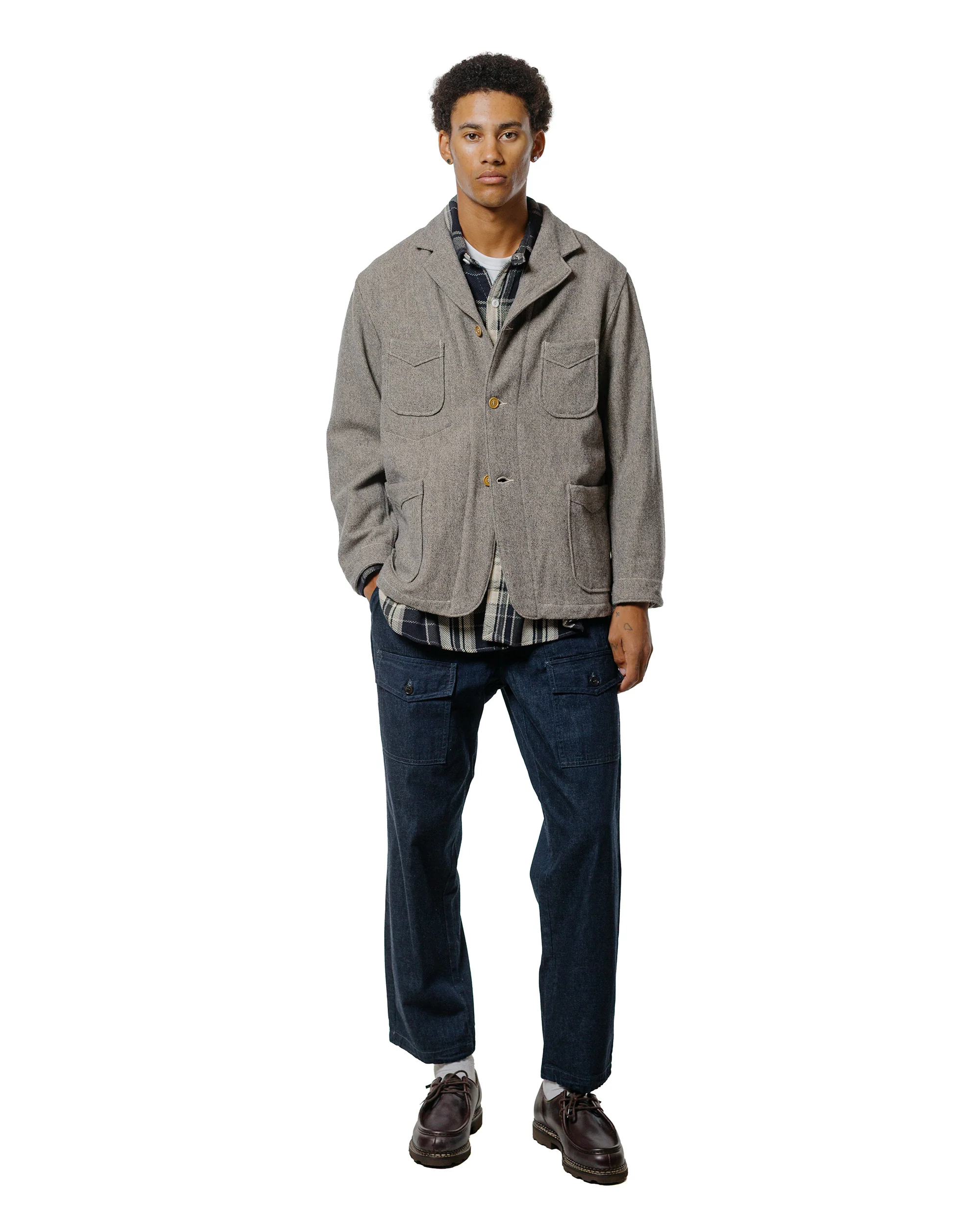 Post O'Alls Town & Country Pants 8.oz Denim Indigo - Image 4