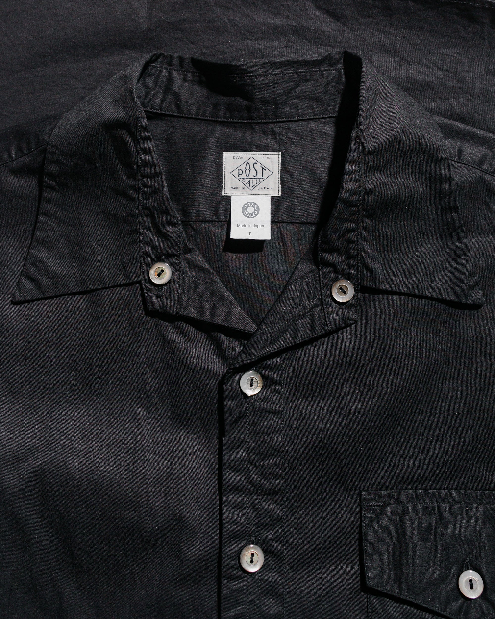 Post O'Alls Town & Country Safari Medium Weight Poplin Black - Image 5