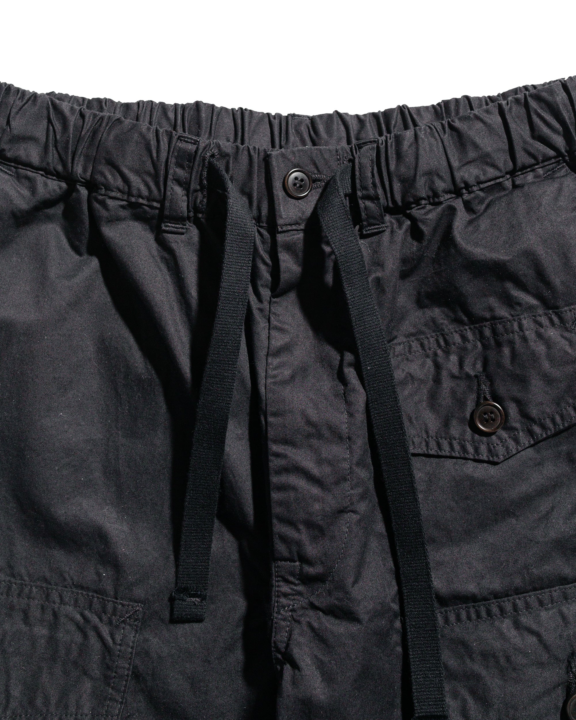 Post O'Alls Town & Country Shorts Medium Weight Poplin Black - Image 5