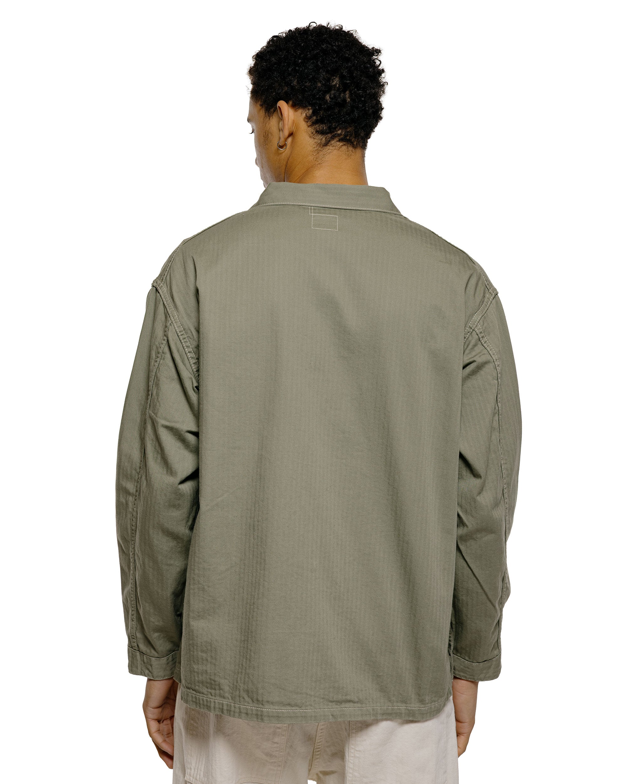 Post O'Alls USMC 1930s Utility Jacket Mini HBT Sage - Image 3