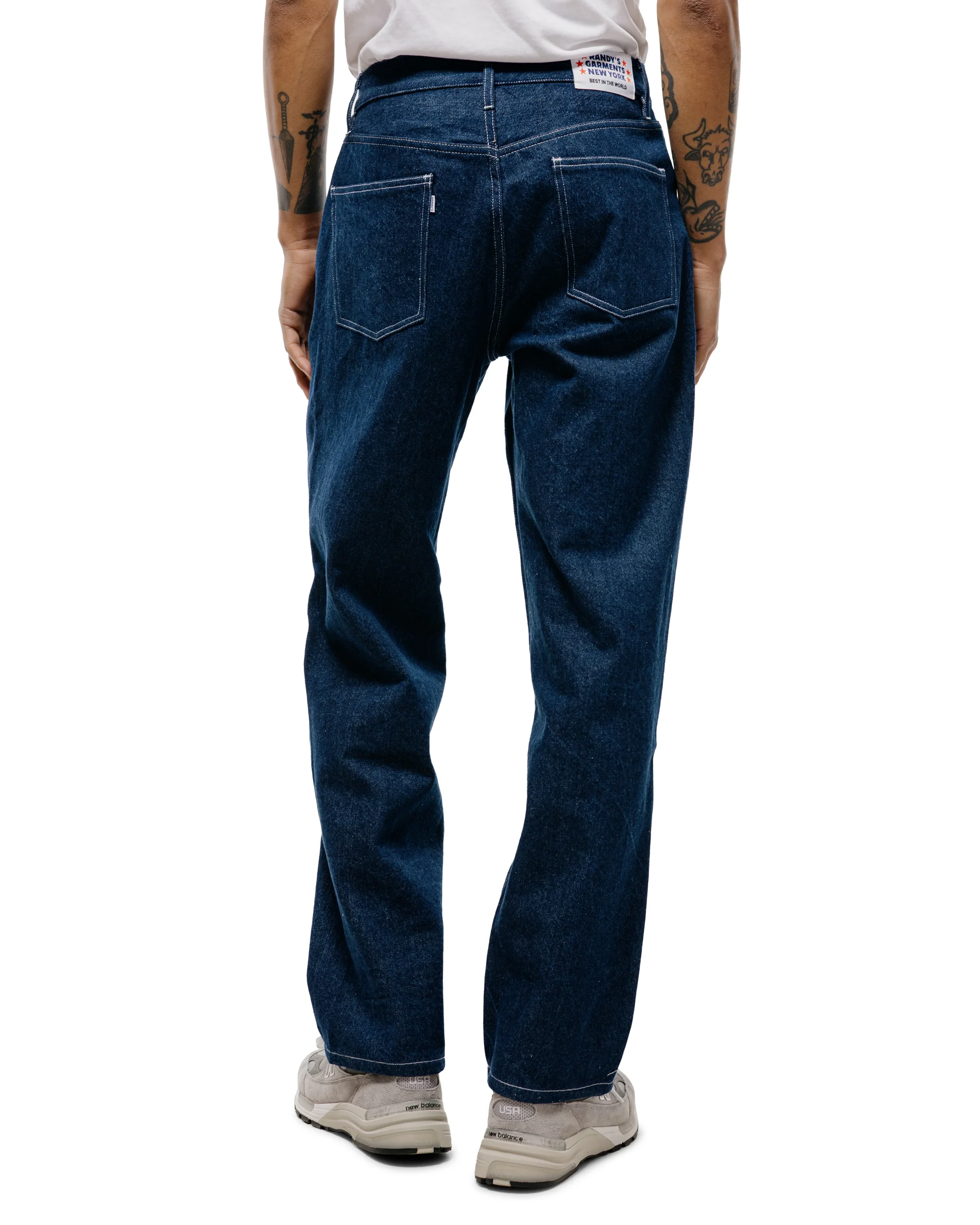 Randy's Garments 5-Pocket Jean Scoured Indigo 12oz Cotton Denim - Image 4
