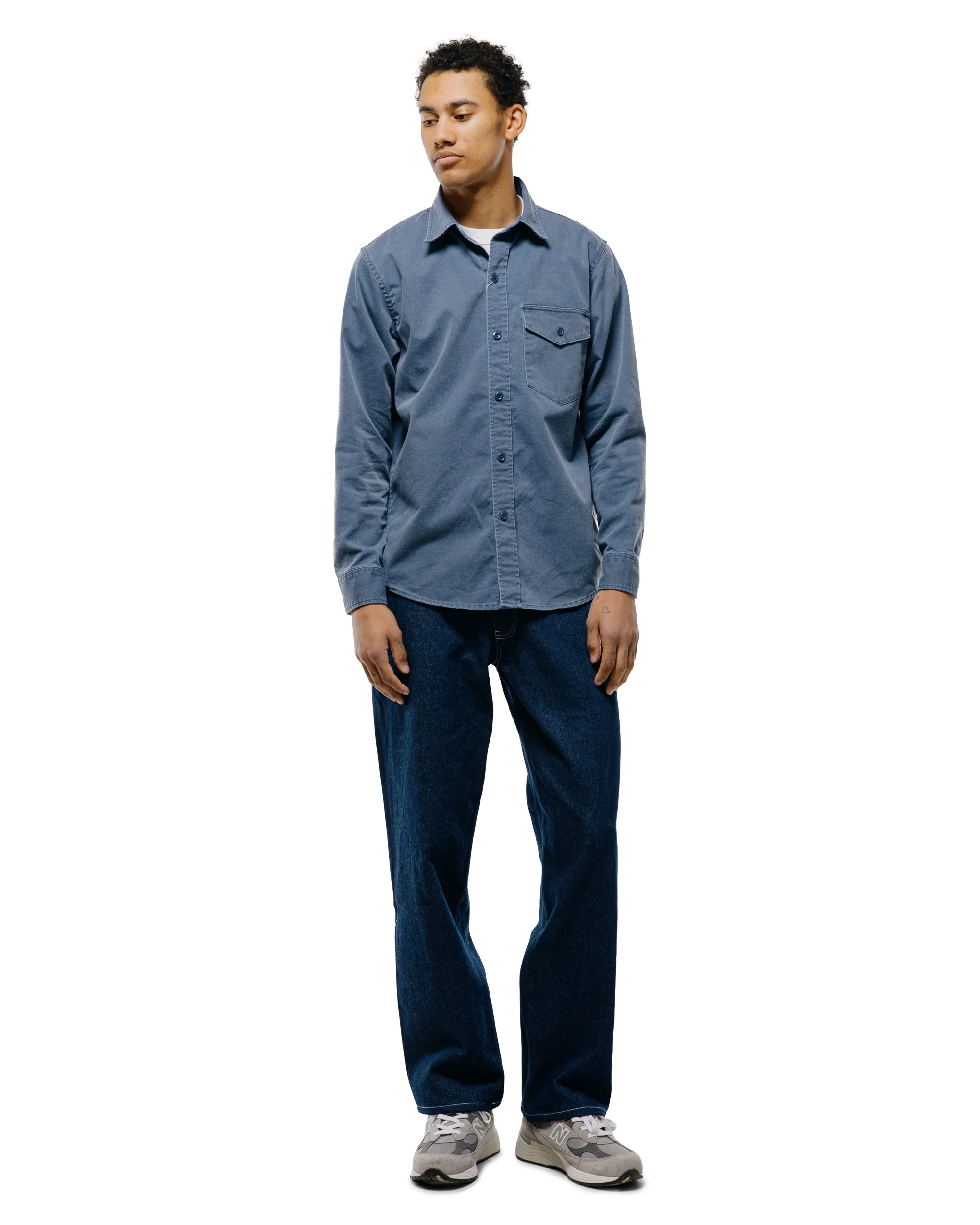 Randy's Garments 5-Pocket Jean Scoured Indigo 12oz Cotton Denim - Image 5