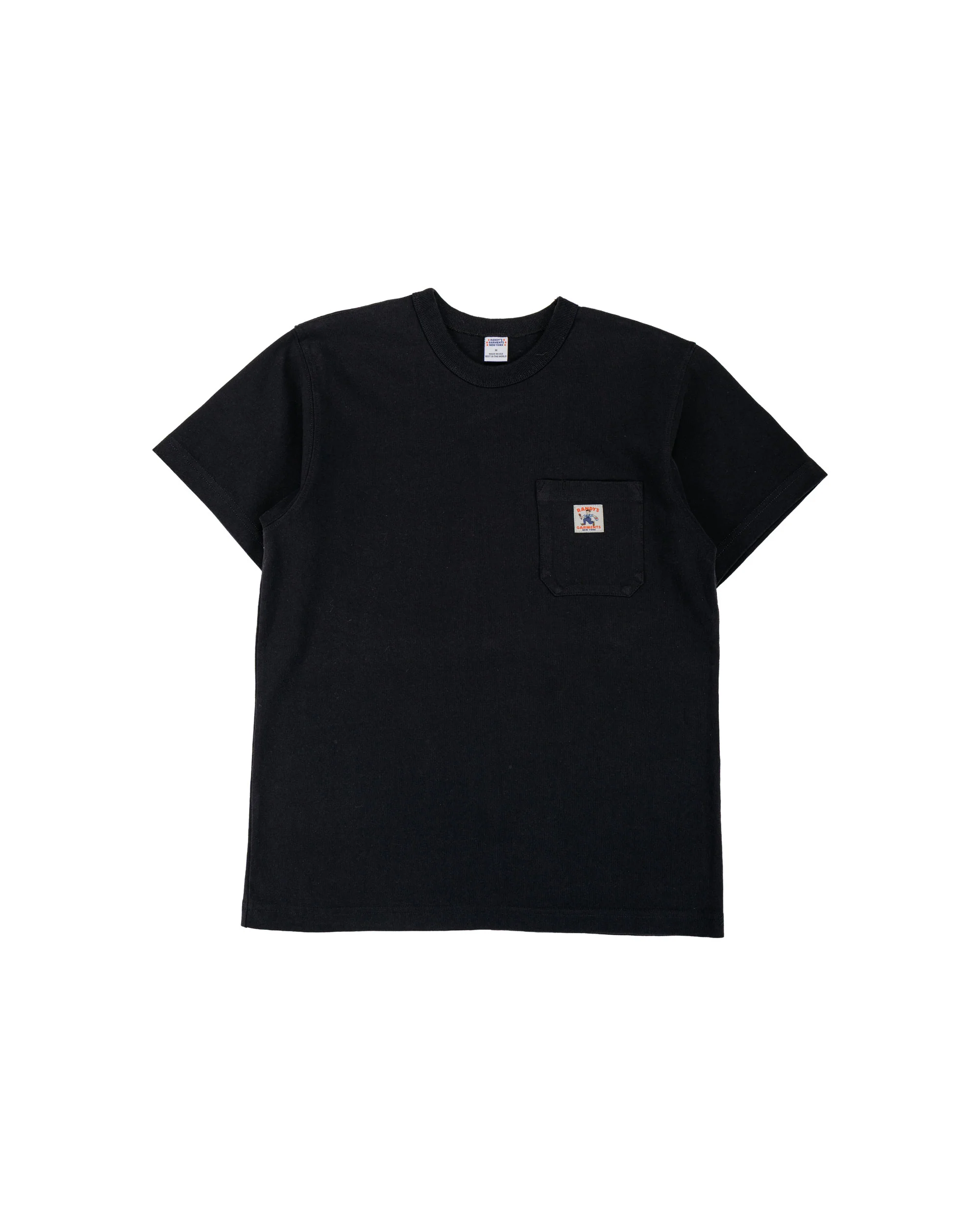 Randy's Garments Heavyweight Hammer Pocket Tee Black