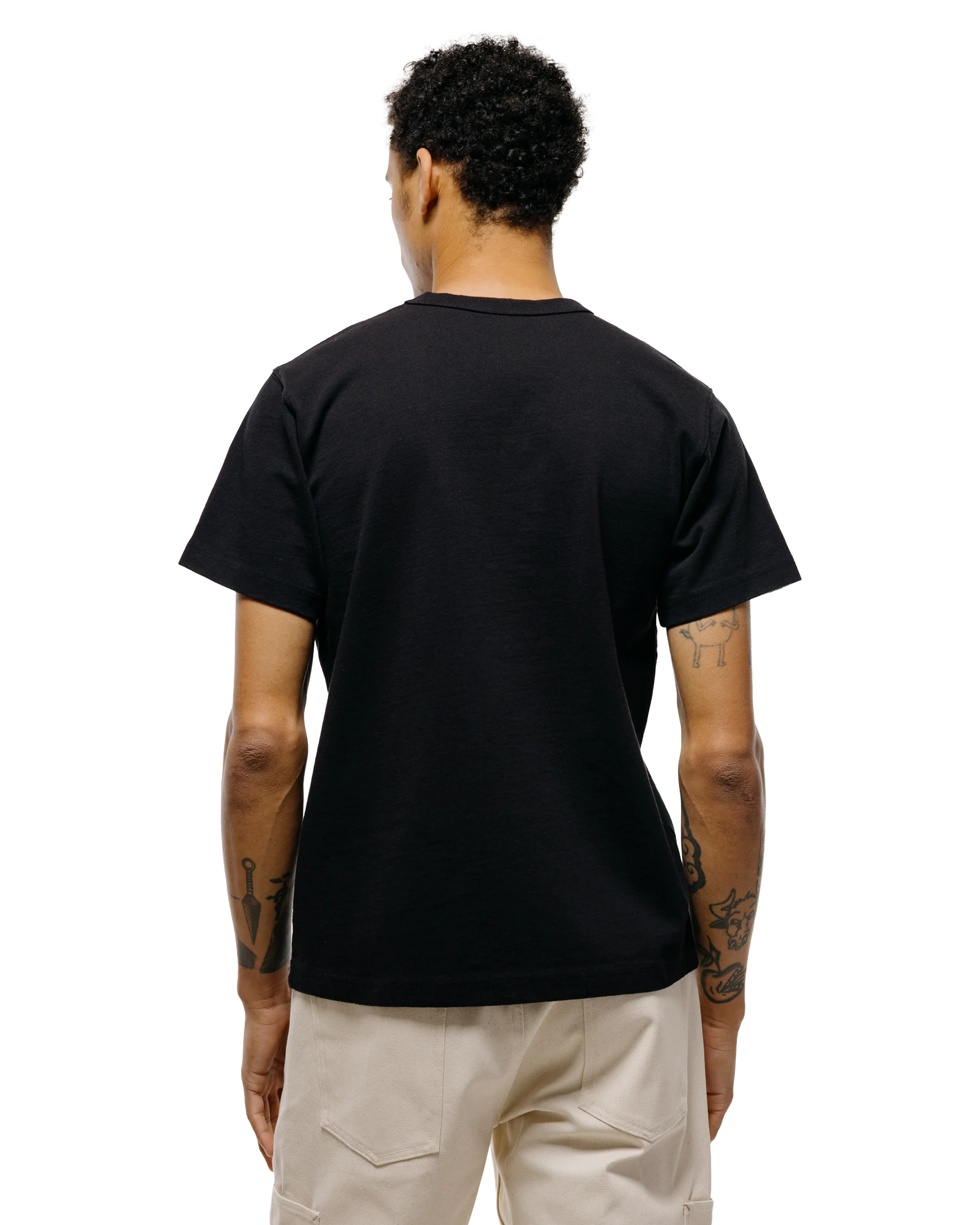 Randy's Garments Heavyweight Hammer Pocket Tee Black - Image 4