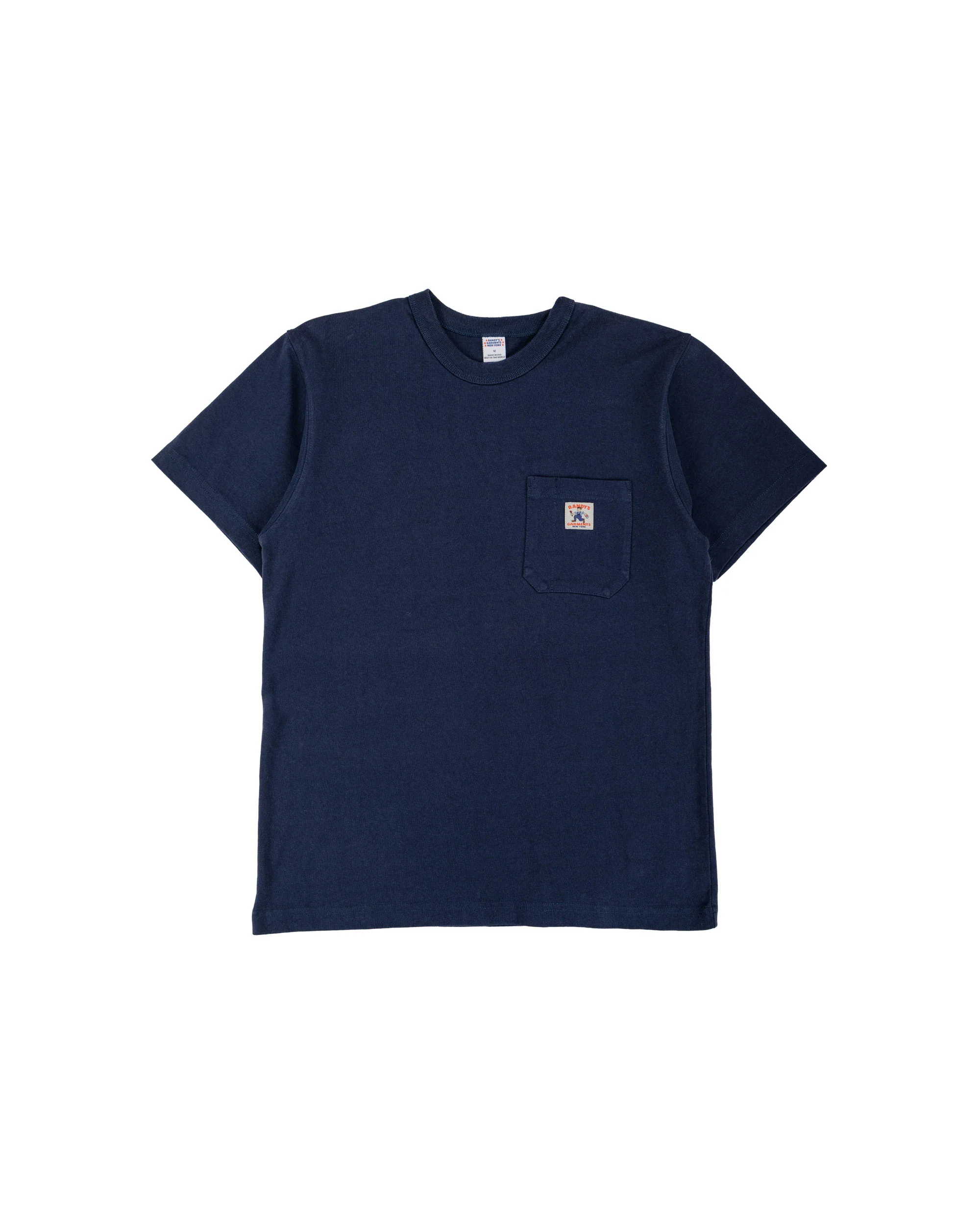 Randy's Garments Heavyweight Hammer Pocket Tee Navy