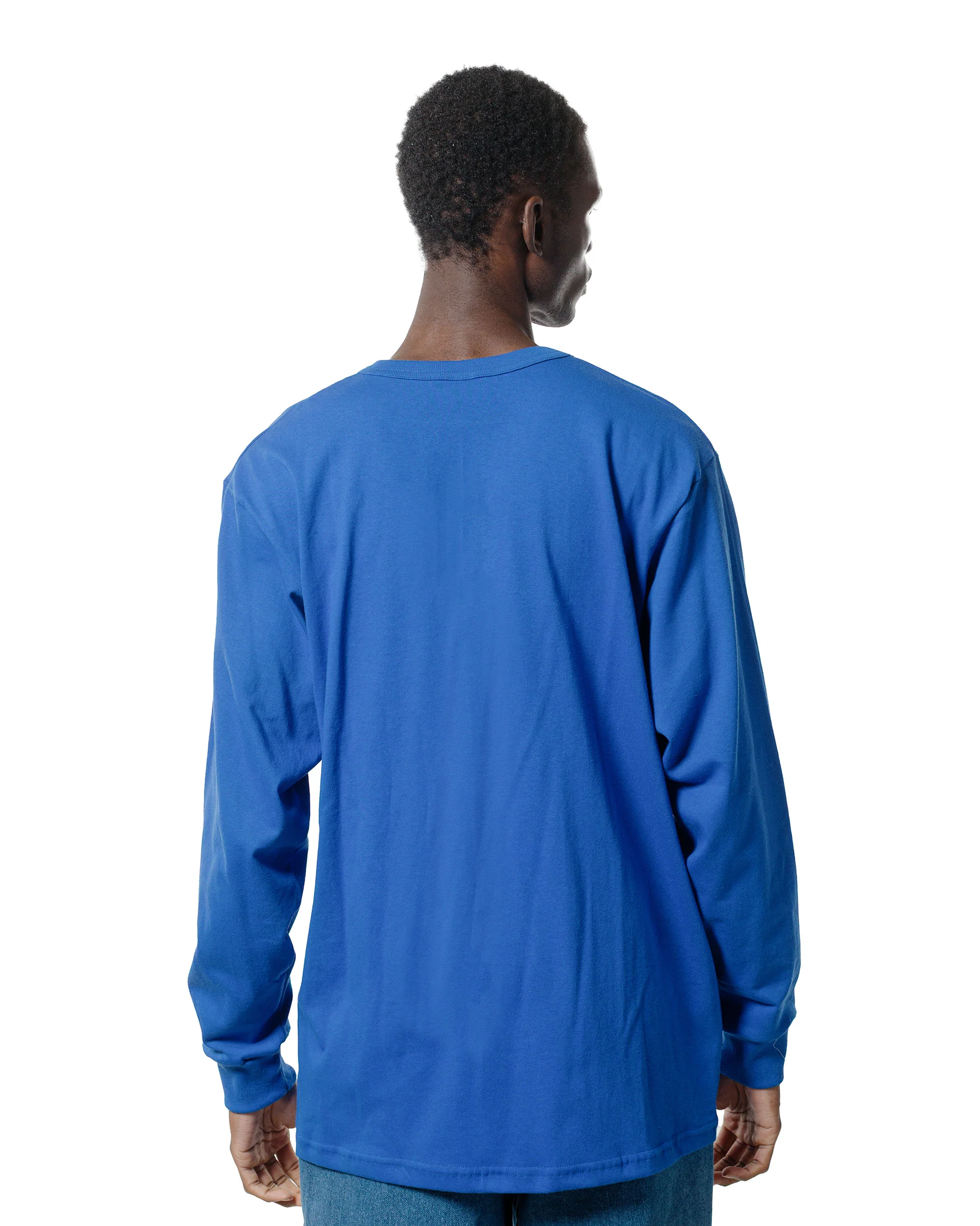 Randy's Garments Long-Sleeve Pocket Tee Royal - Image 3