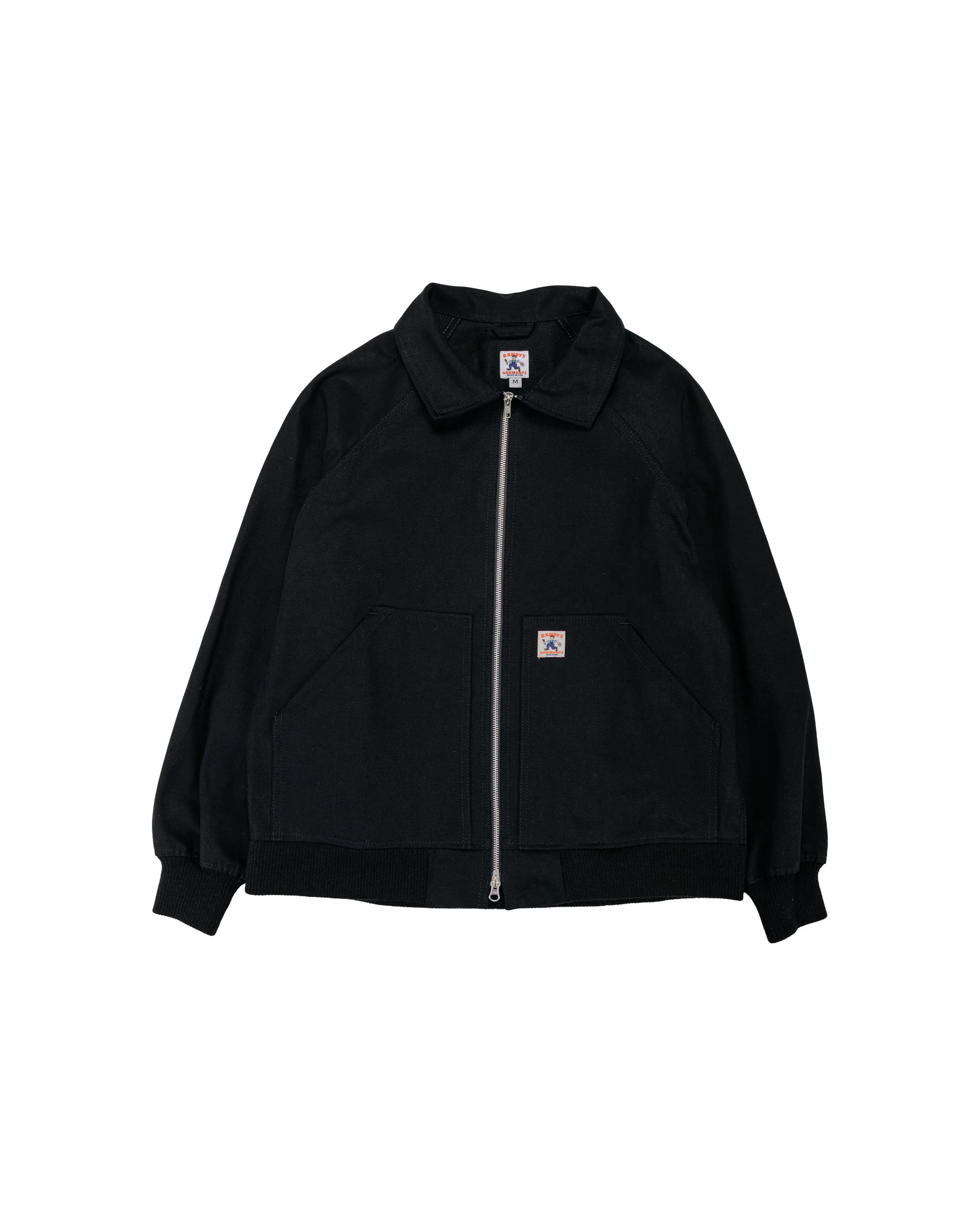 Randy's Garments Maine Jacket Black 12oz 100% Cotton Duck Canvas