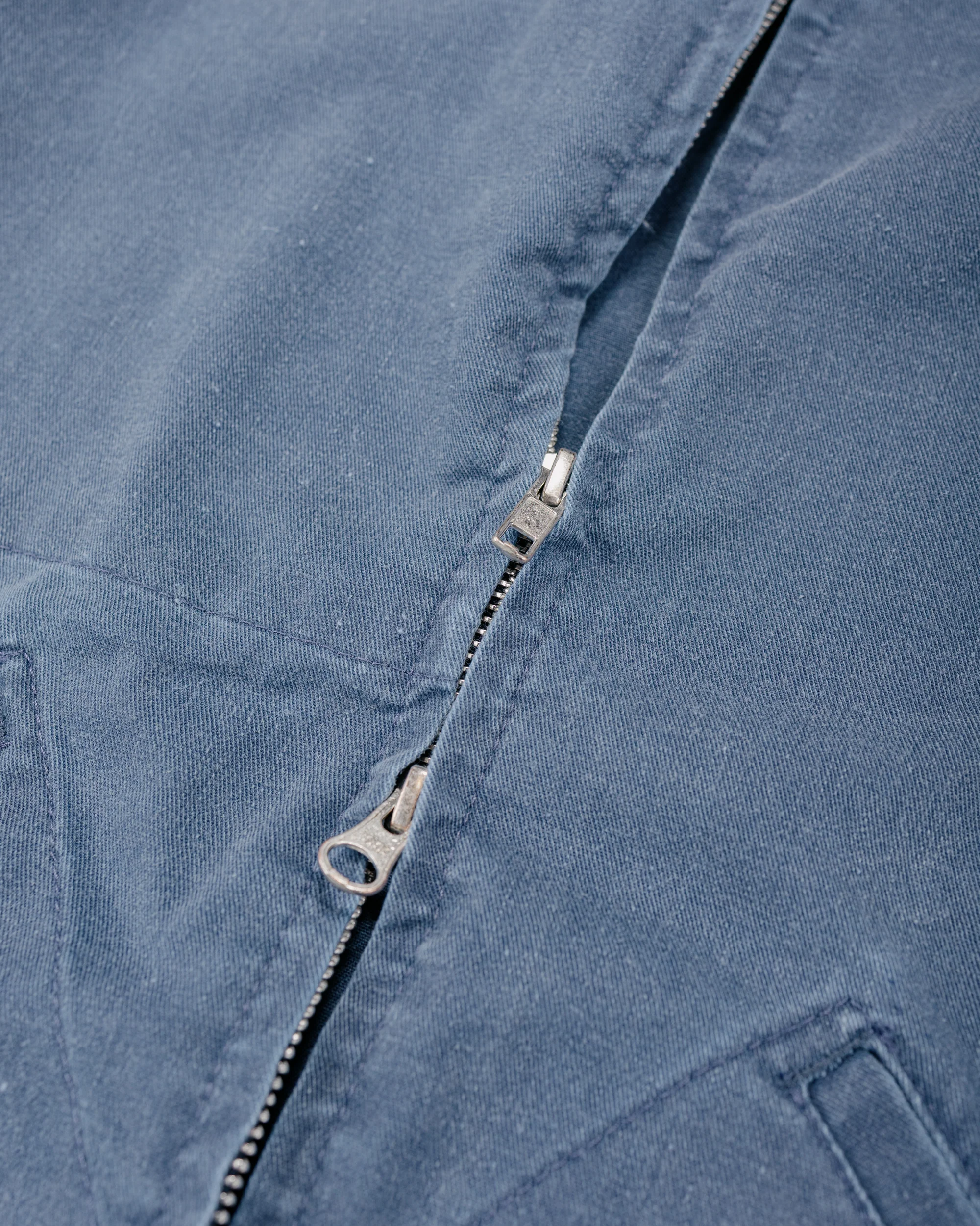 Randy's Garments Mechanic's Jacket Blue 7oz Stone Washed Cotton Cadet Cloth - Image 6