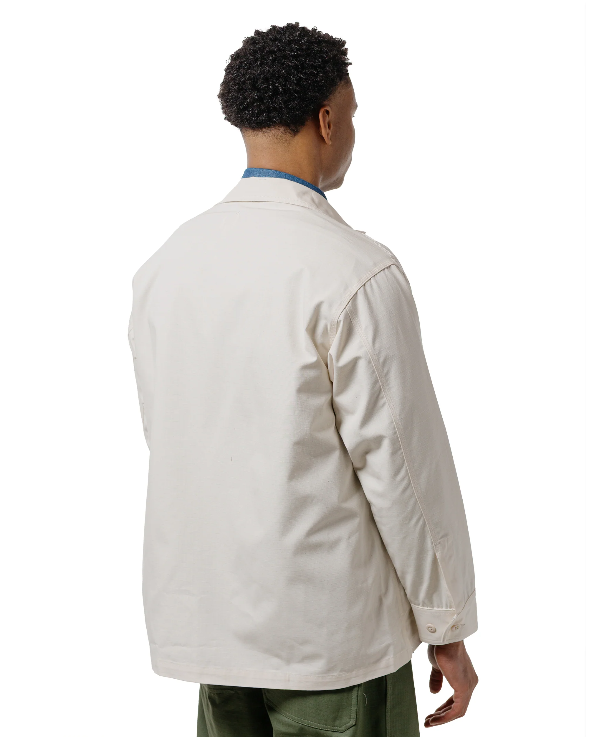 Randy's Garments Over Shirt Cotton Ripstop Natural - Image 3