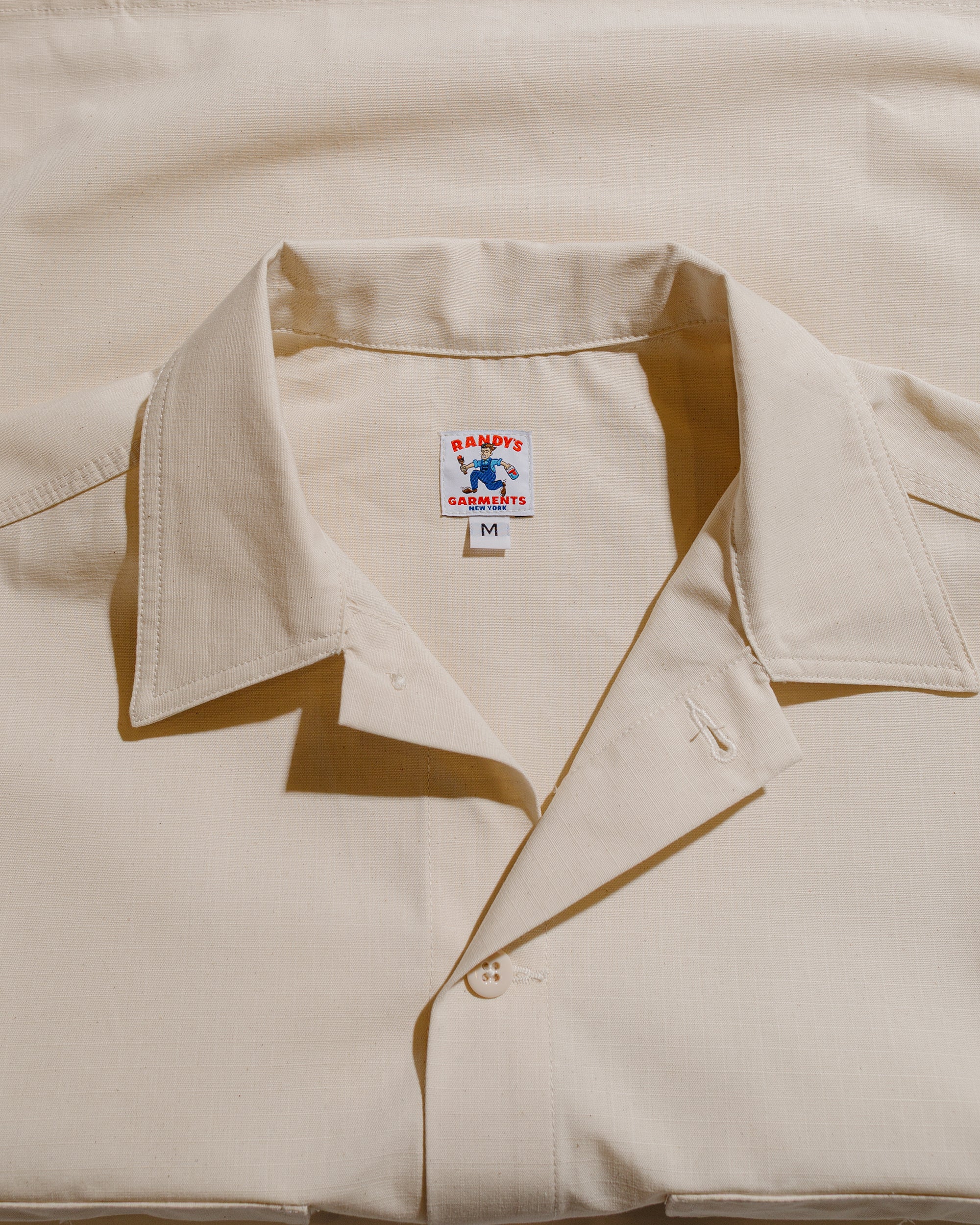 Randy's Garments Over Shirt Cotton Ripstop Natural - Image 5