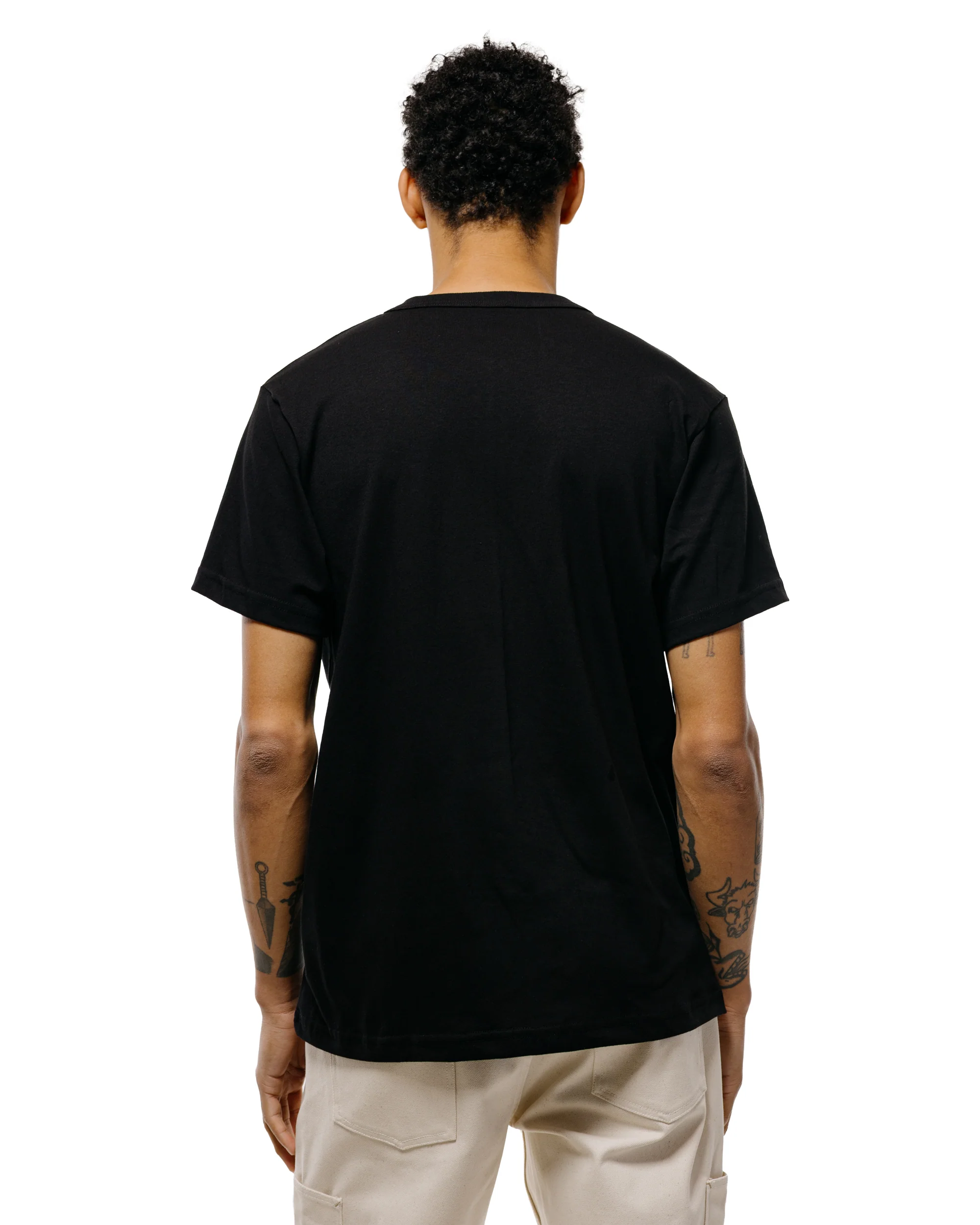 Randy's Garments Pocket Tee Black - Image 4