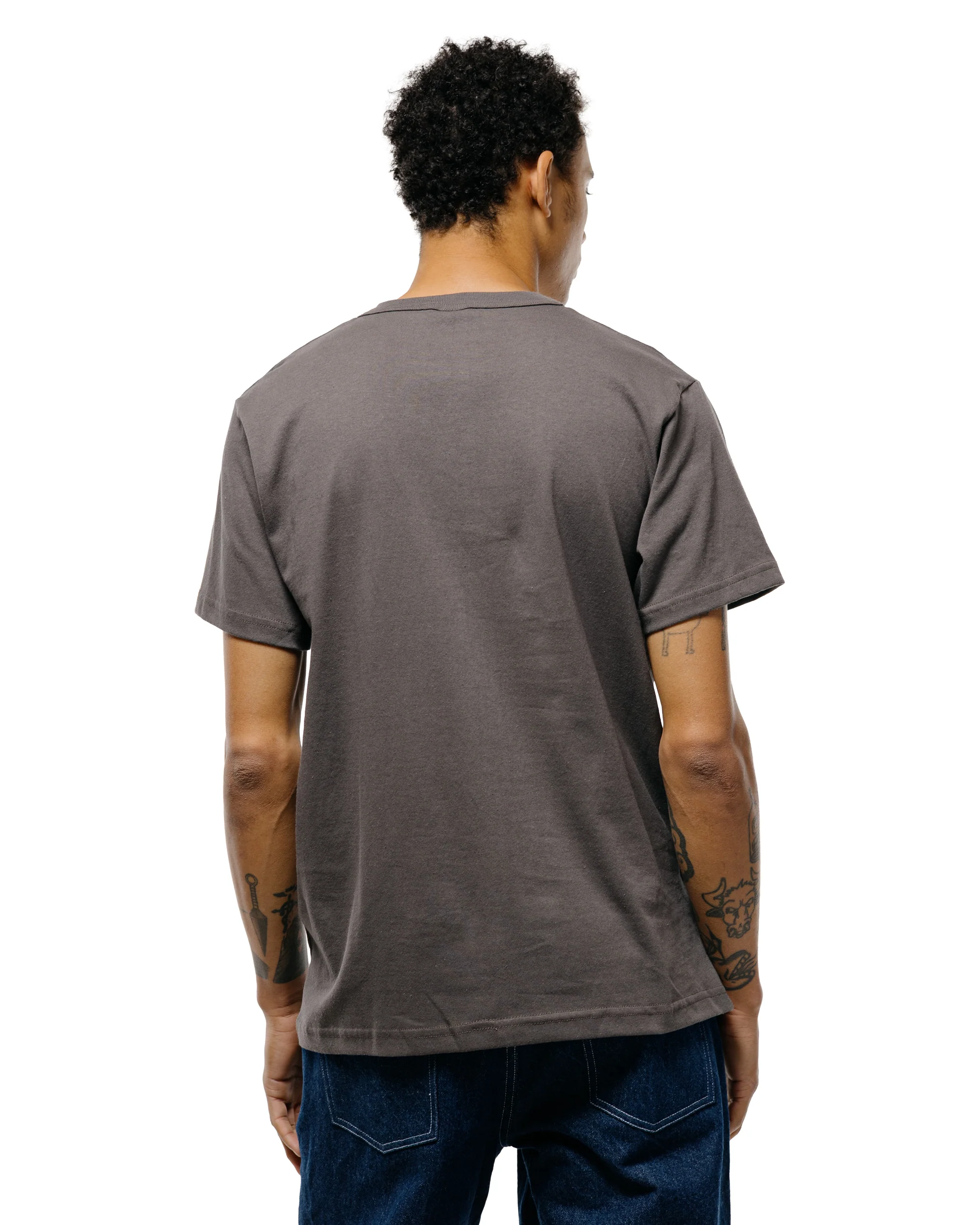Randy's Garments Pocket Tee Grey - Image 4