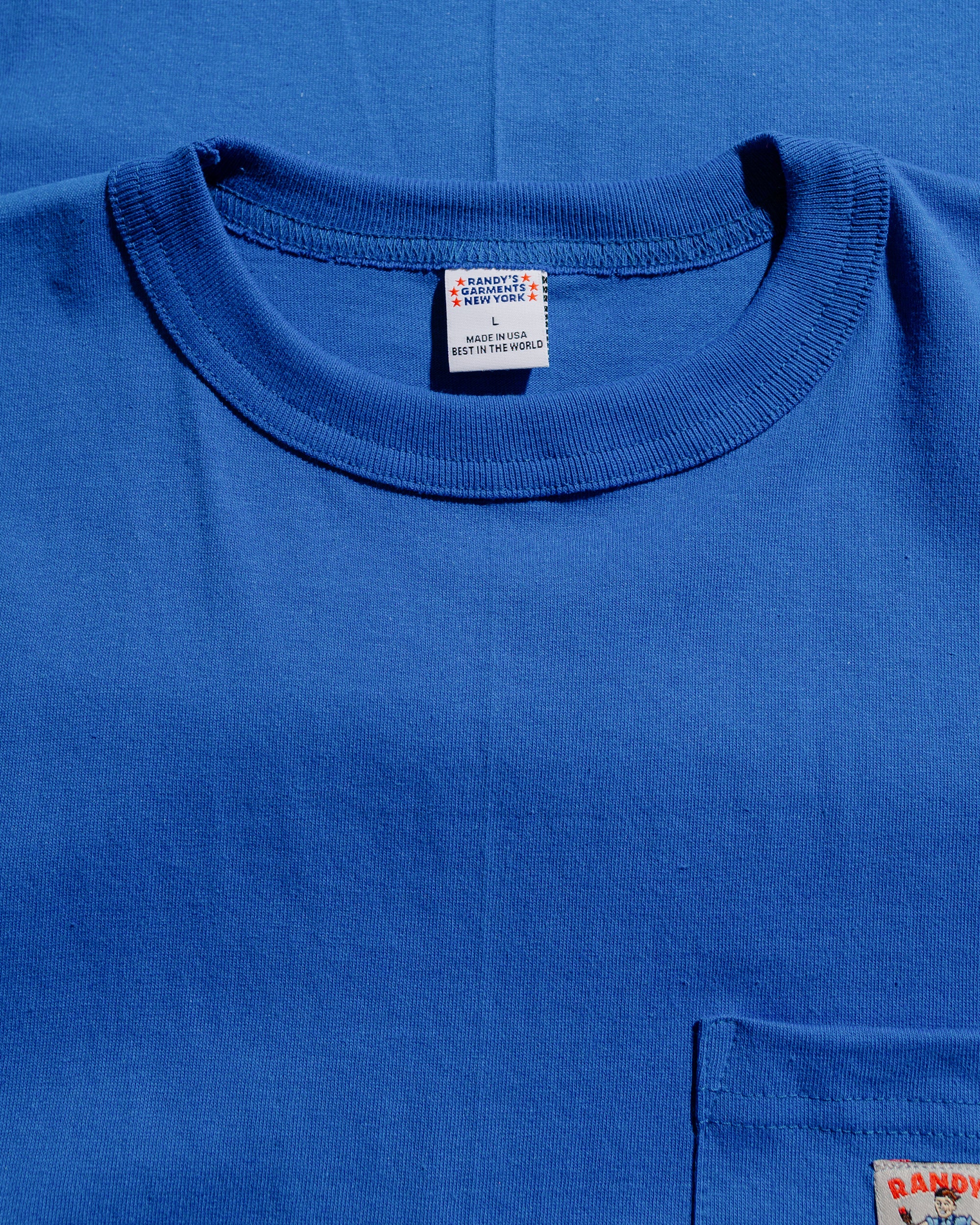 Randy's Garments Pocket Tee Royal - Image 4