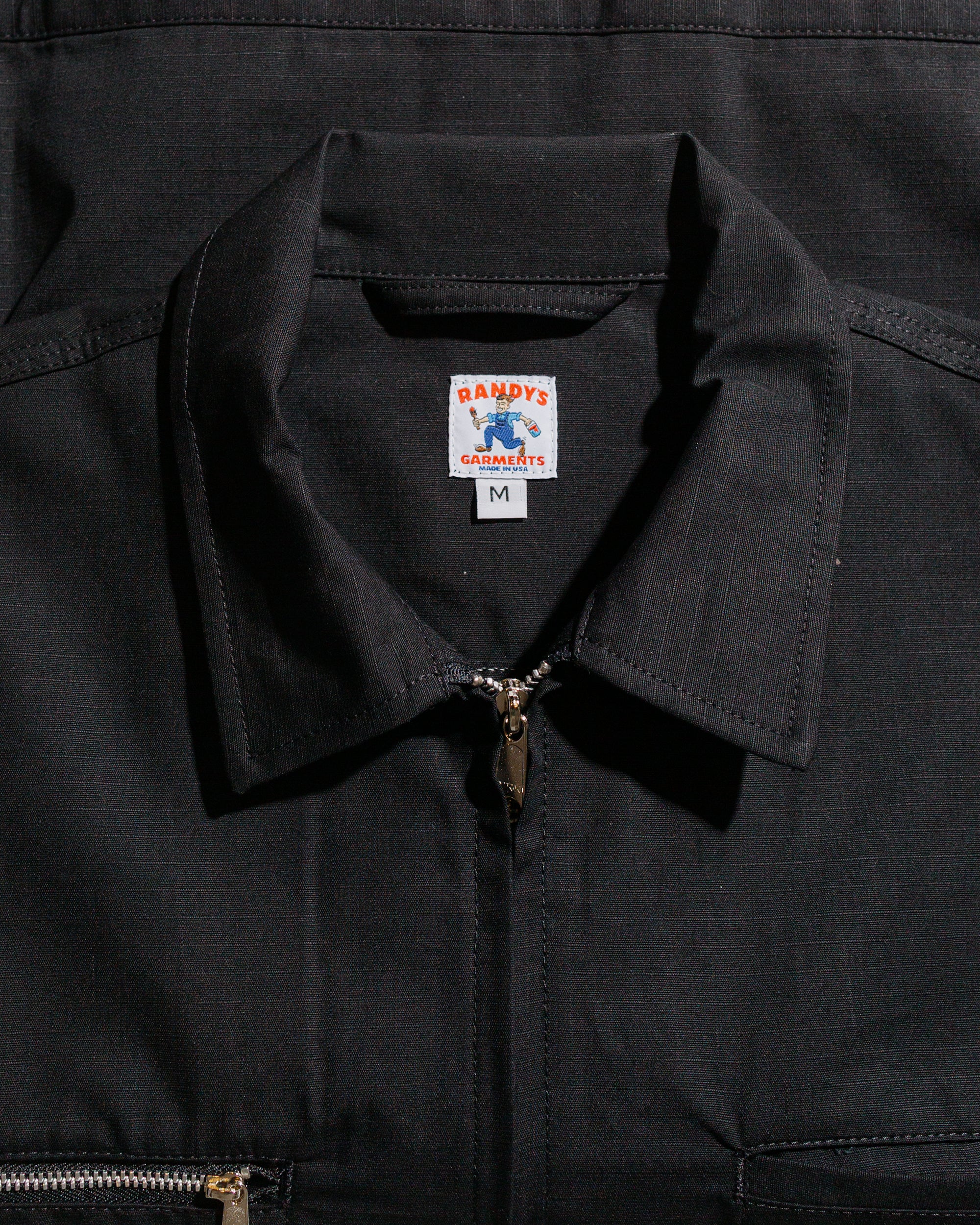 Randy's Garments Service Jacket Cotton Ripstop Black - Image 5
