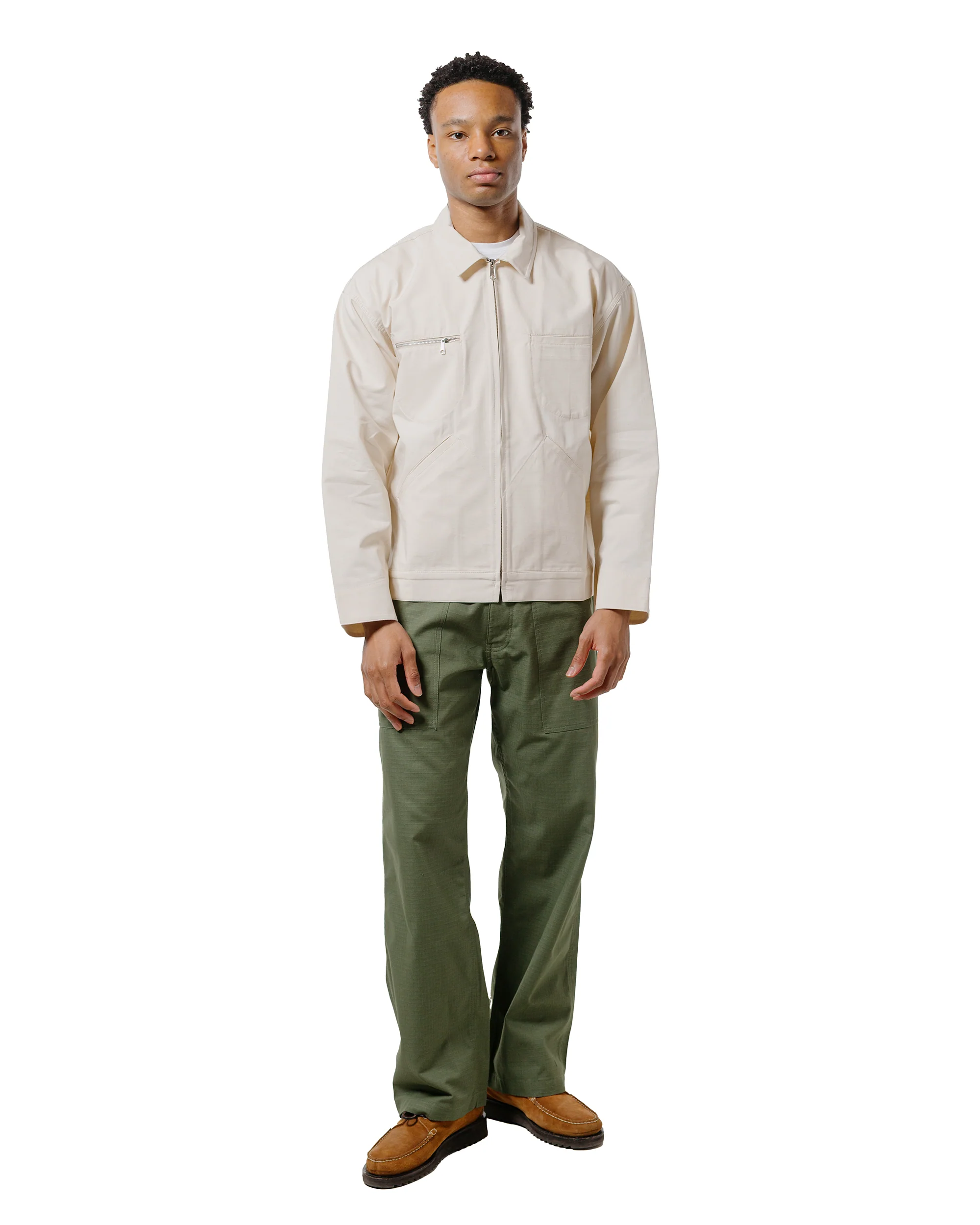 Randy's Garments Service Jacket Cotton Ripstop Natural - Image 4