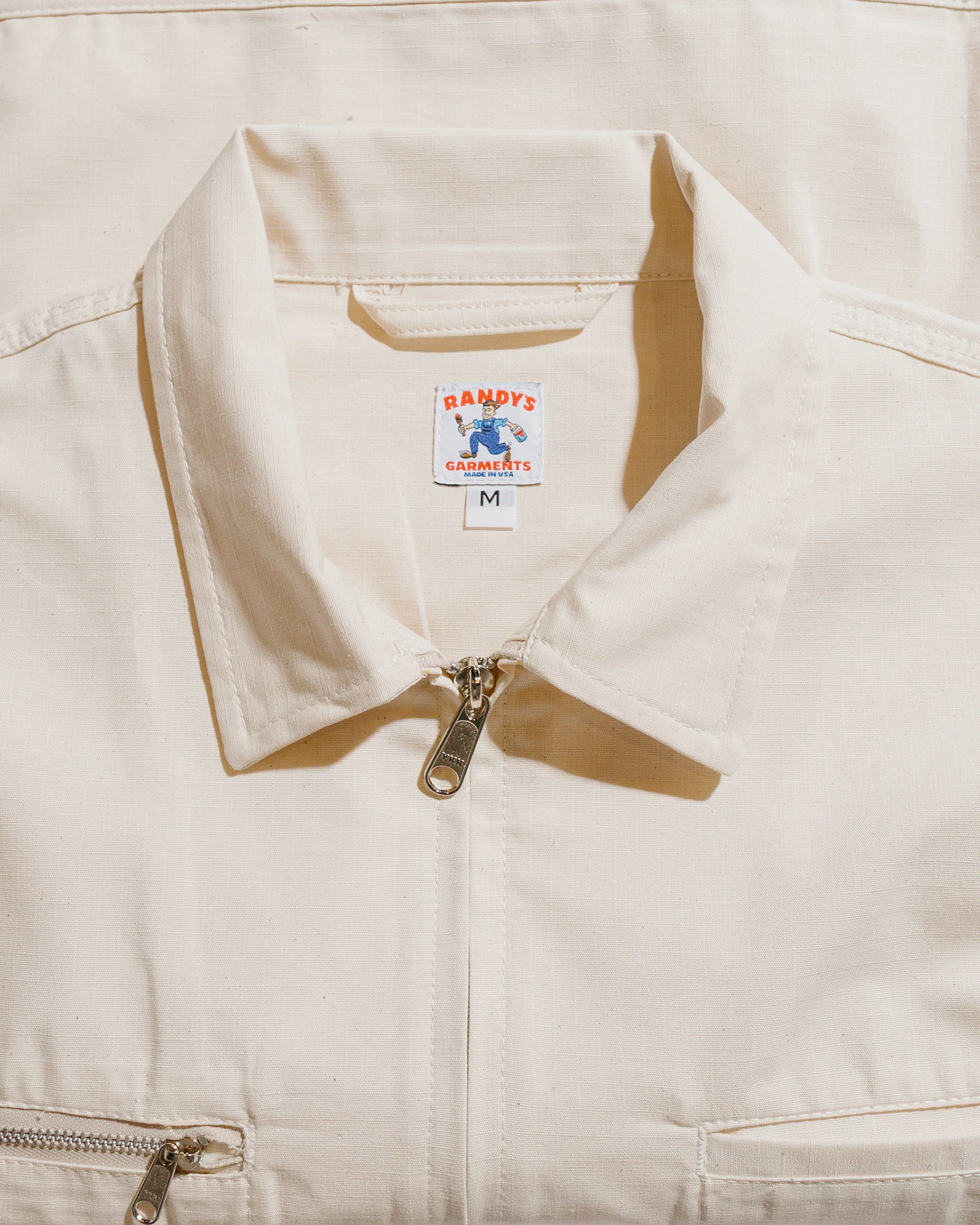 Randy's Garments Service Jacket Cotton Ripstop Natural - Image 5