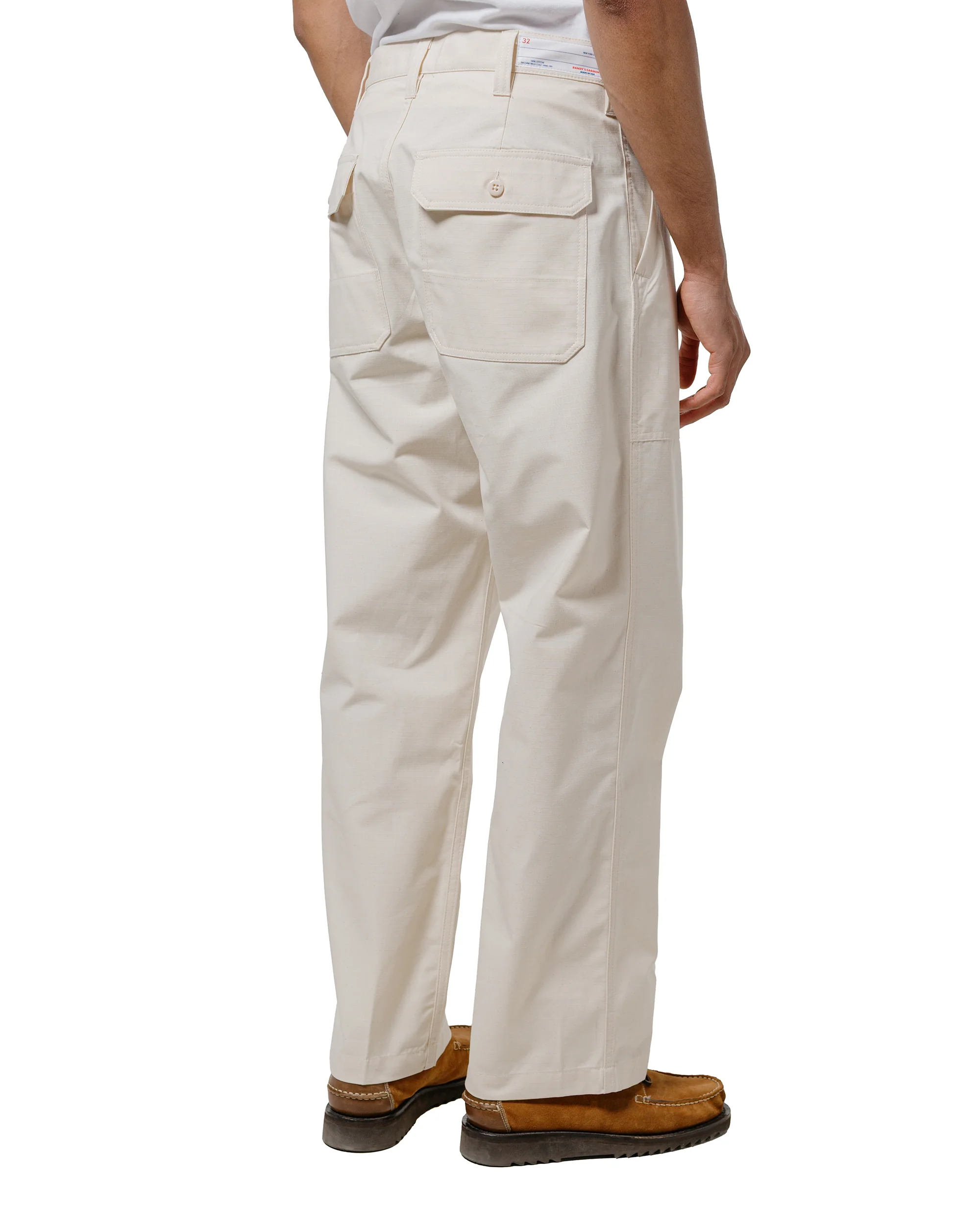 Randy's Garments Utility Pant Cotton Ripstop Natural - Image 3