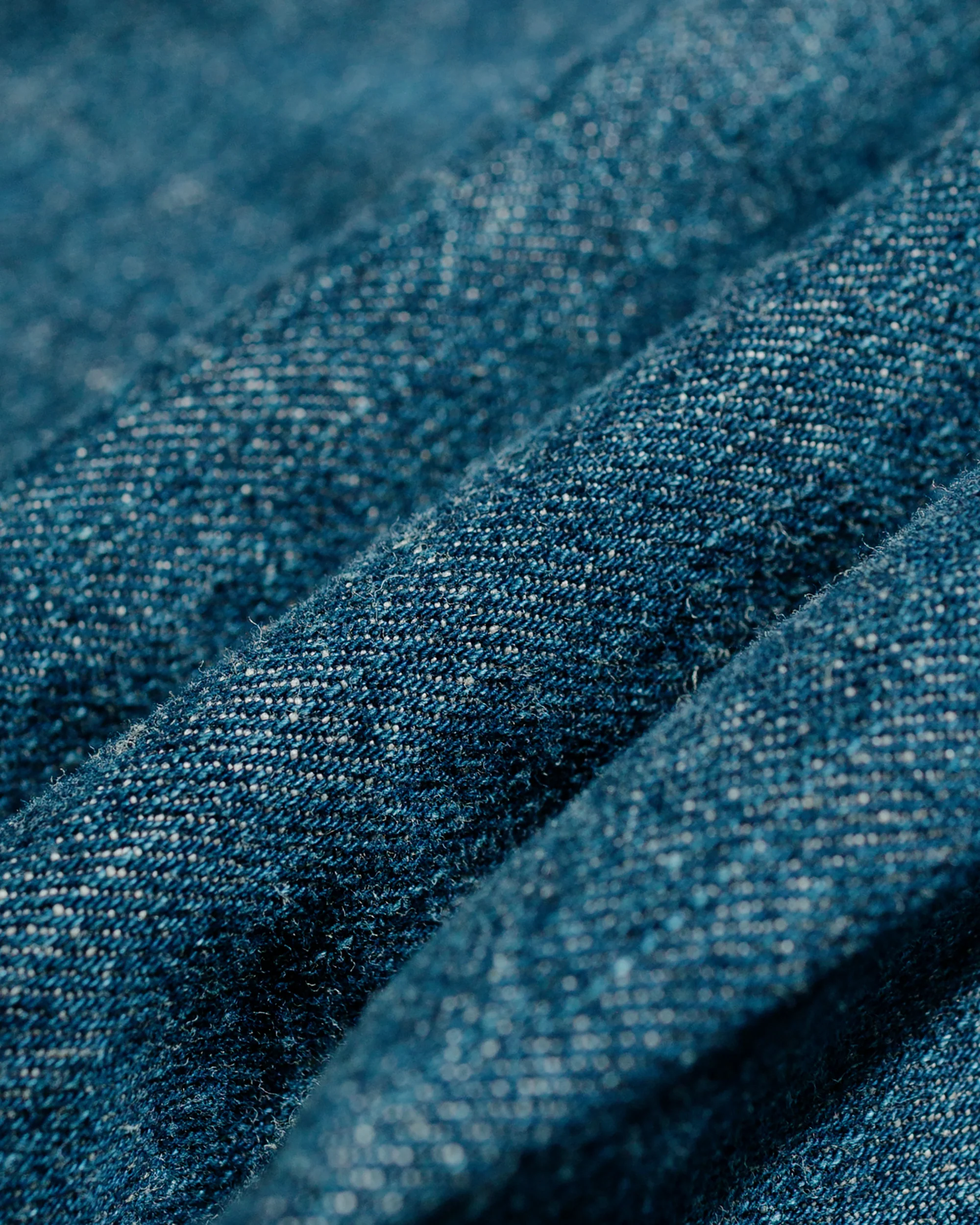 Sage de Cret 11oz. Cotton/Linen Denim Baggy Pants Navy - Image 6