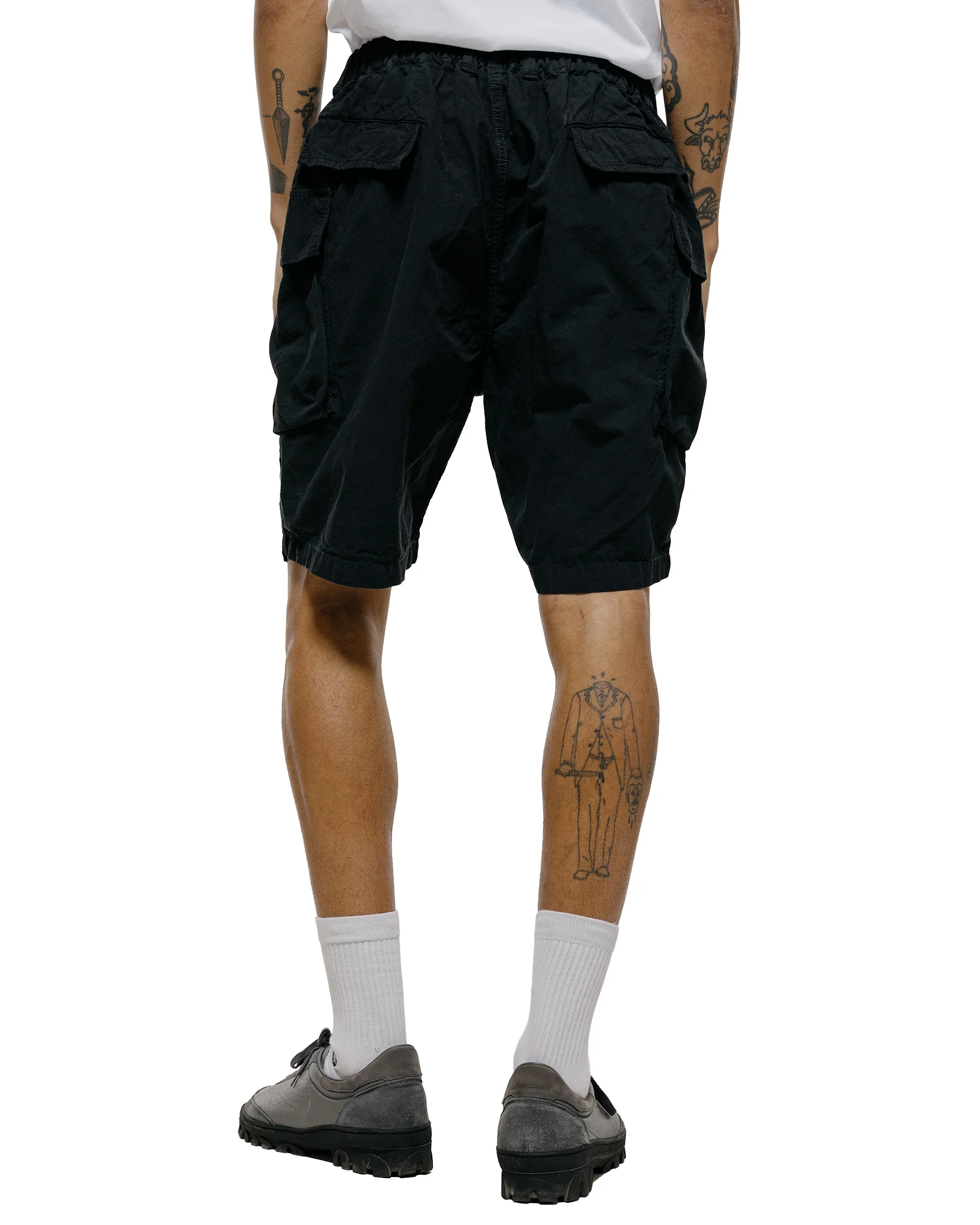 Sage de Cret CO/HEMP High Density Single Pleated Peg Top Pants Black - Image 3